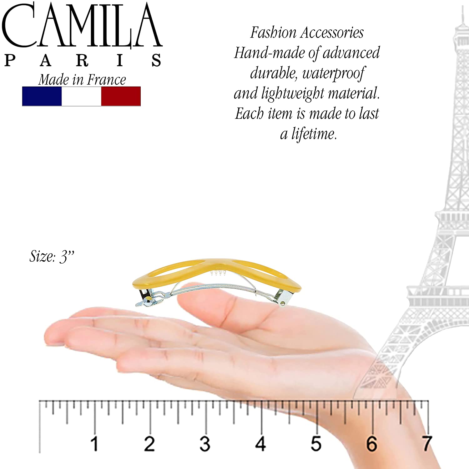 Camila Paris Hair Barrettes Handmade Infinity