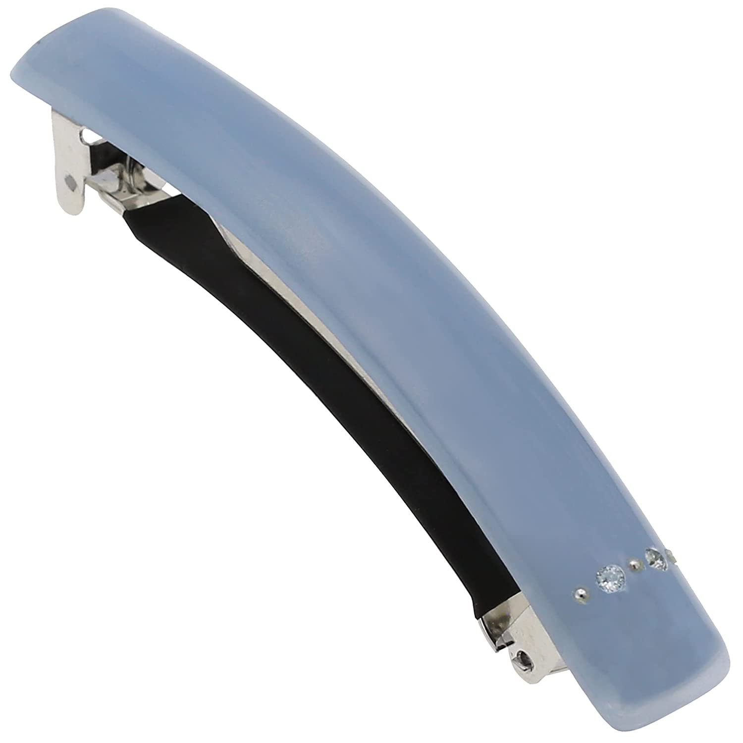 Camila Paris Hair Barrettes Rectangle No-Slip with Swarovski Crystals