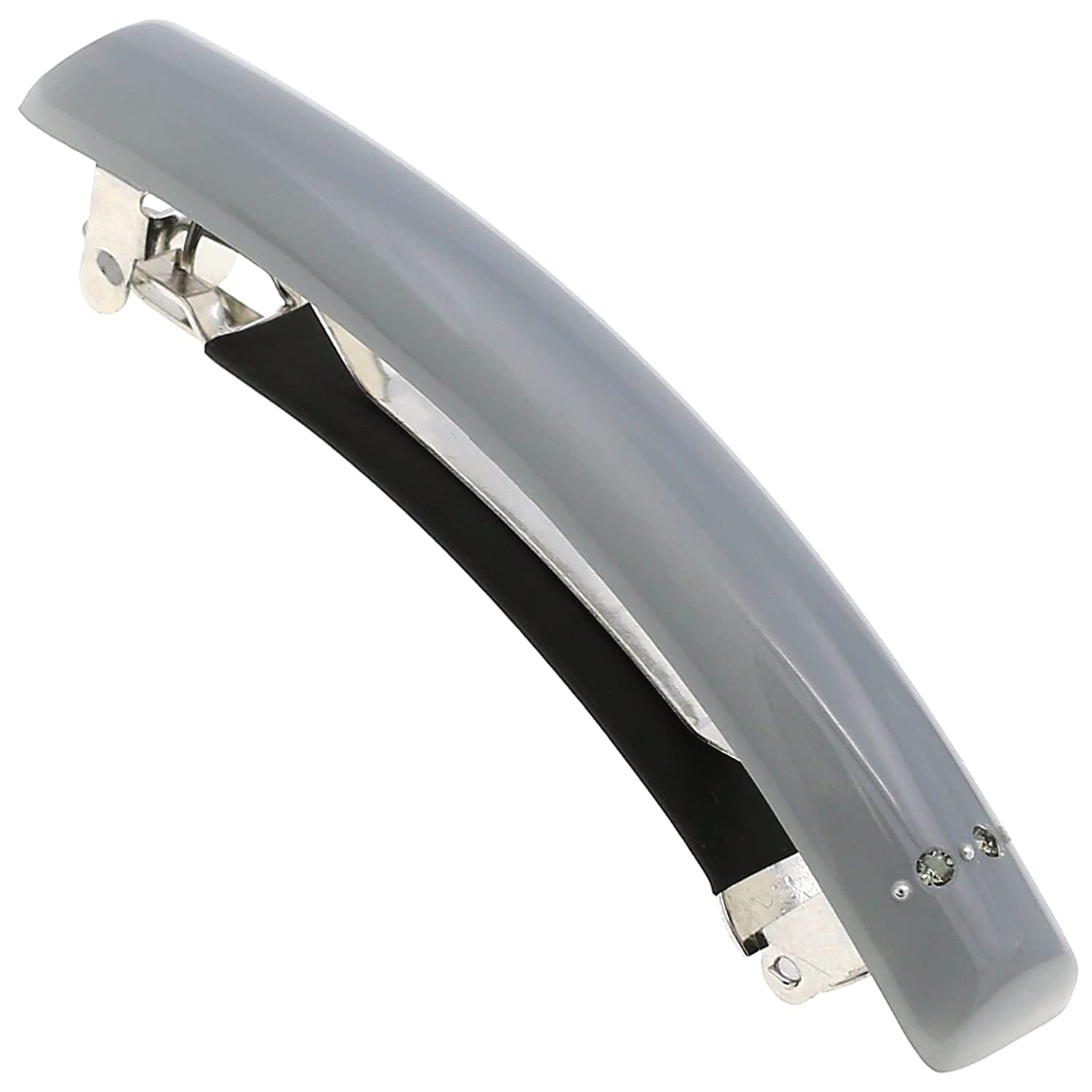 Camila Paris Hair Barrettes Rectangle No-Slip with Swarovski Crystals