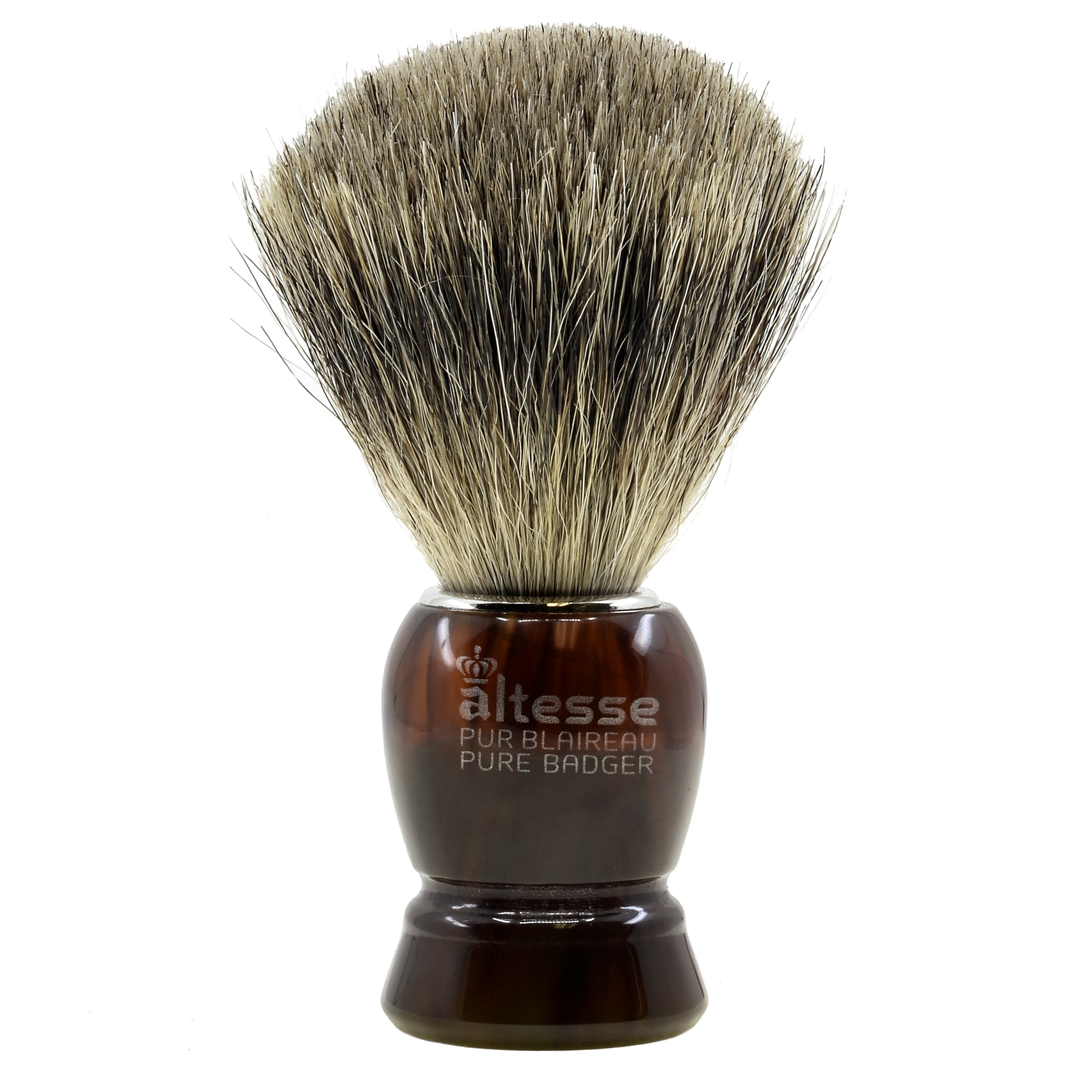 Altesse Natural Bristle French-Made Shaving Brushes