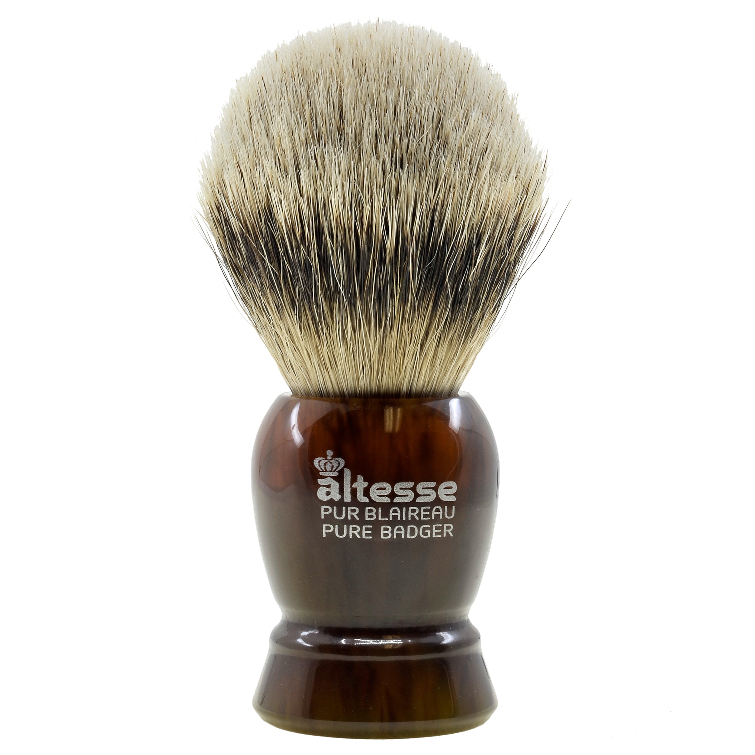 Altesse Natural Bristle French-Made Shaving Brushes