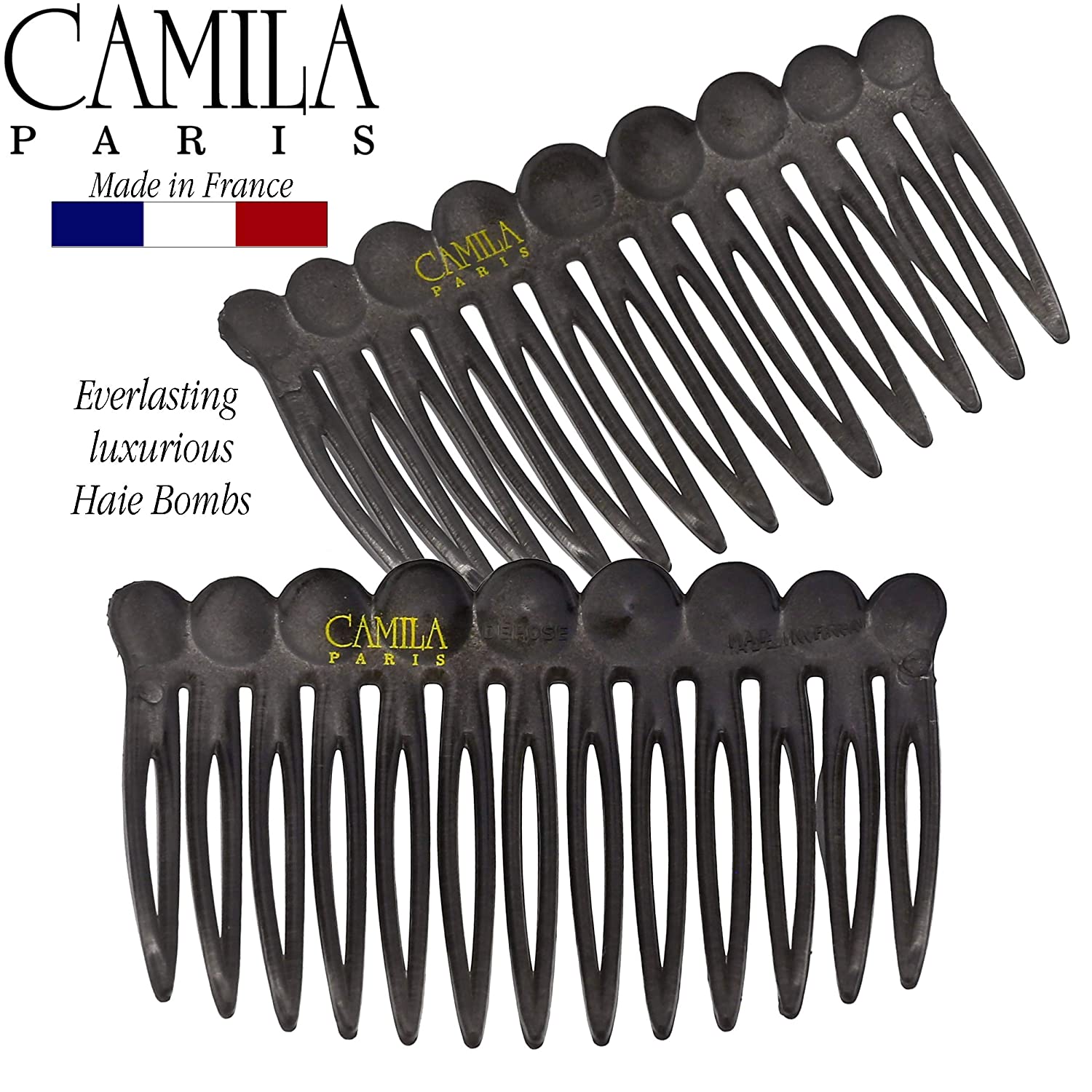 Camila Paris Hair Side Combs Small Bubble Pair