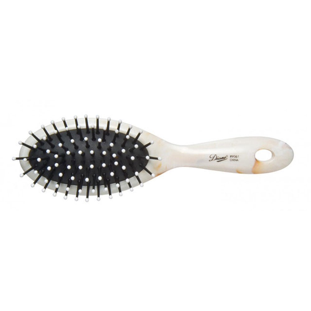 Diane D34 Mini Oval Detangle Travel Paddle Hair Brush