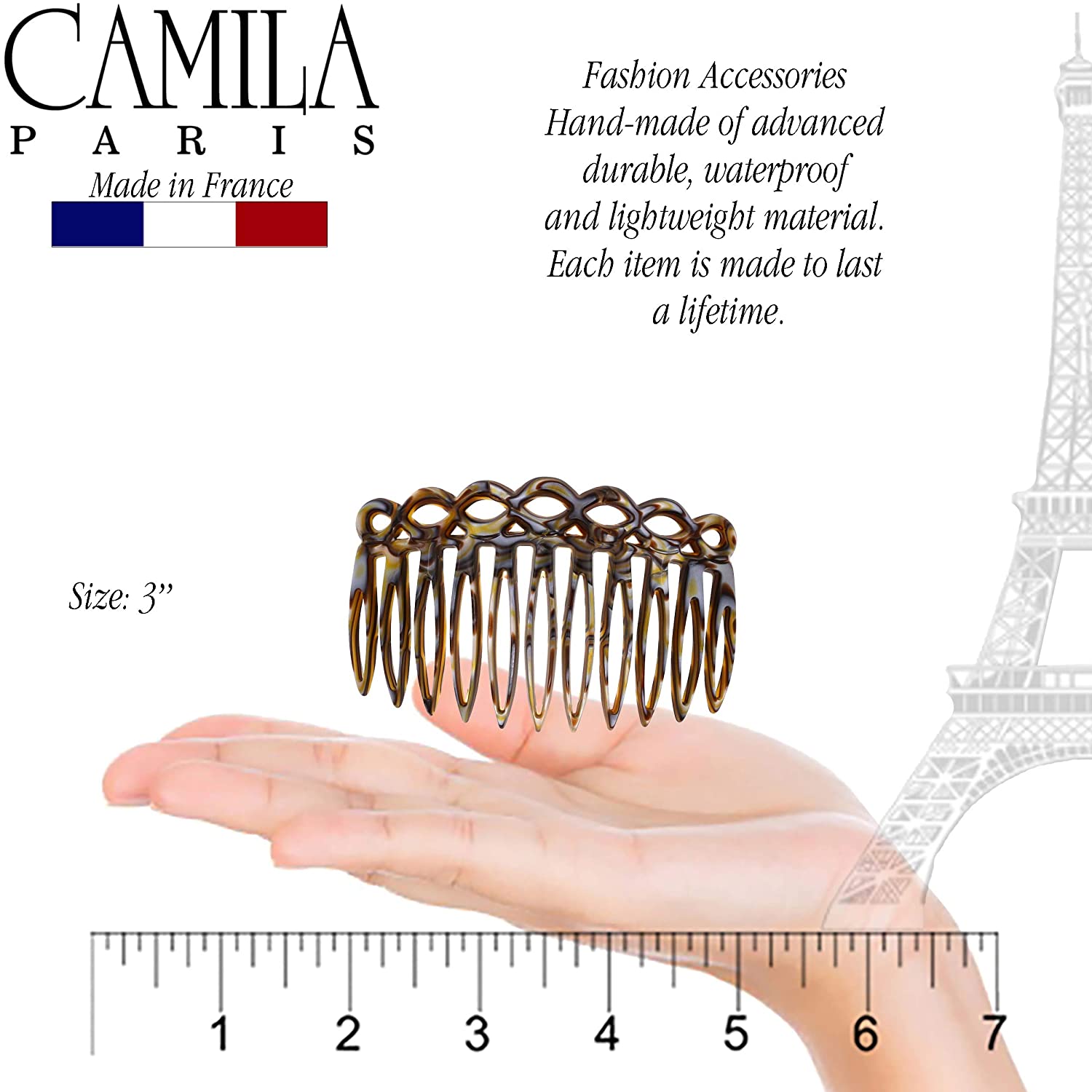 French Hair Side Comb for Women
