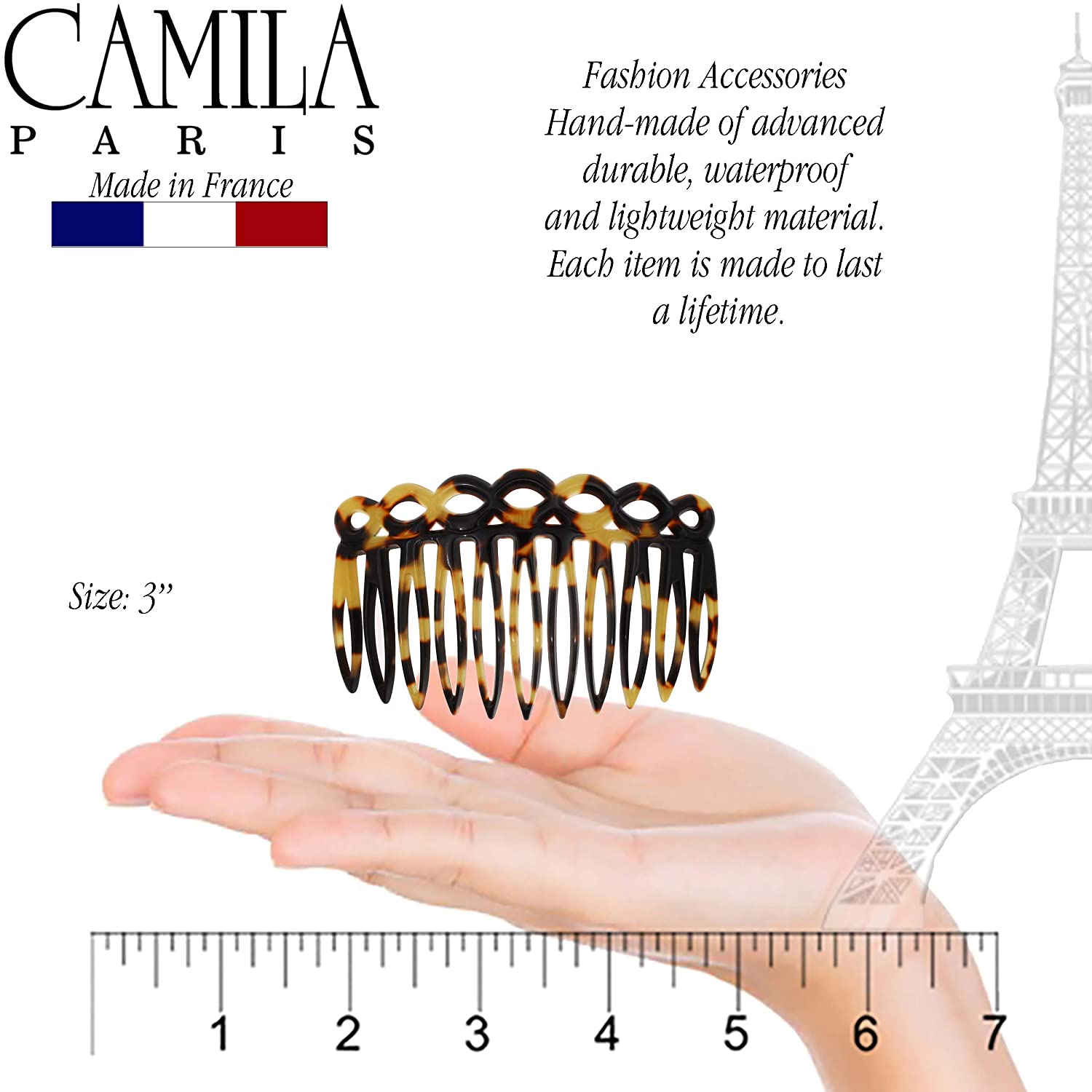 French Hair Side Comb for Women