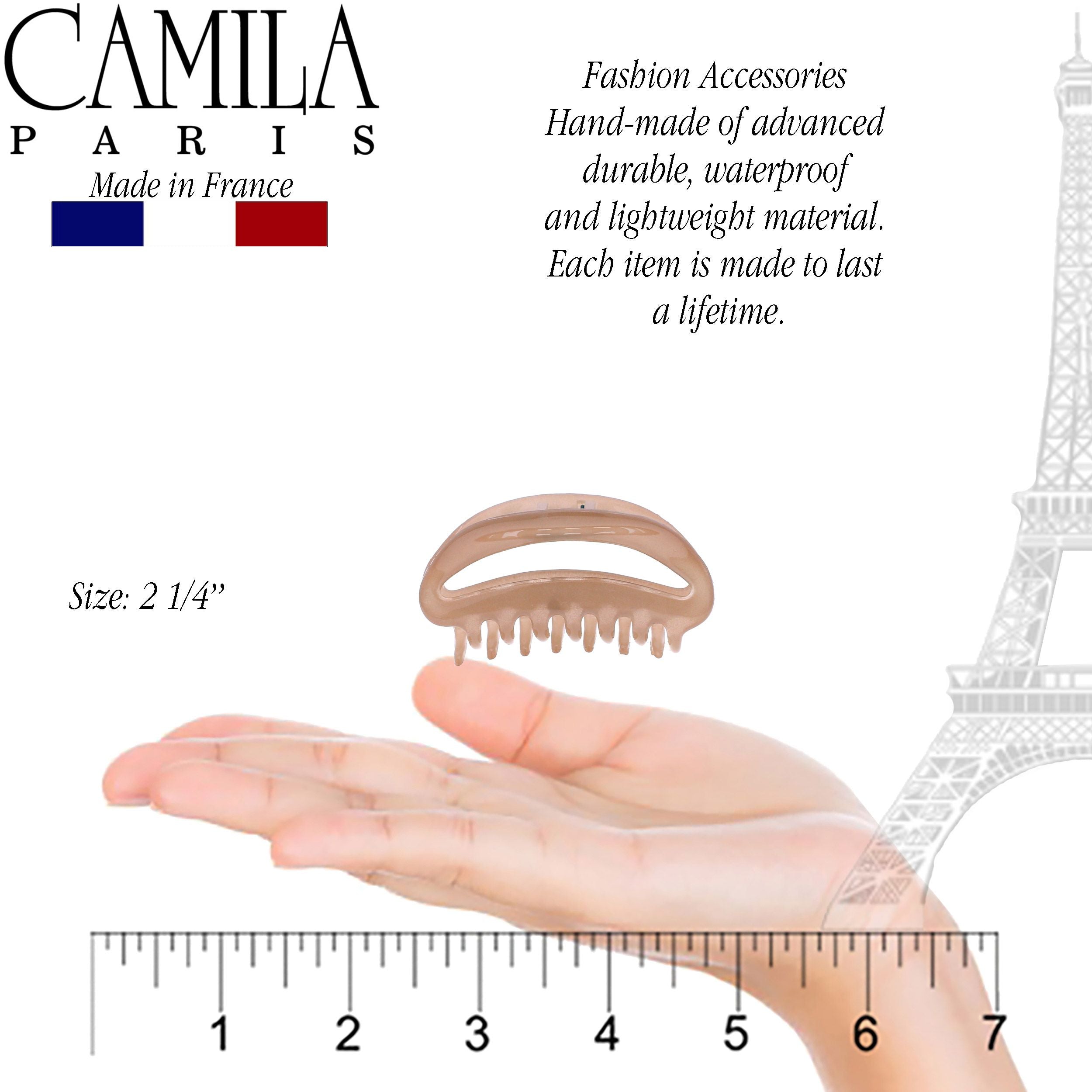 Camila Paris Hair Clips Oval Cutout