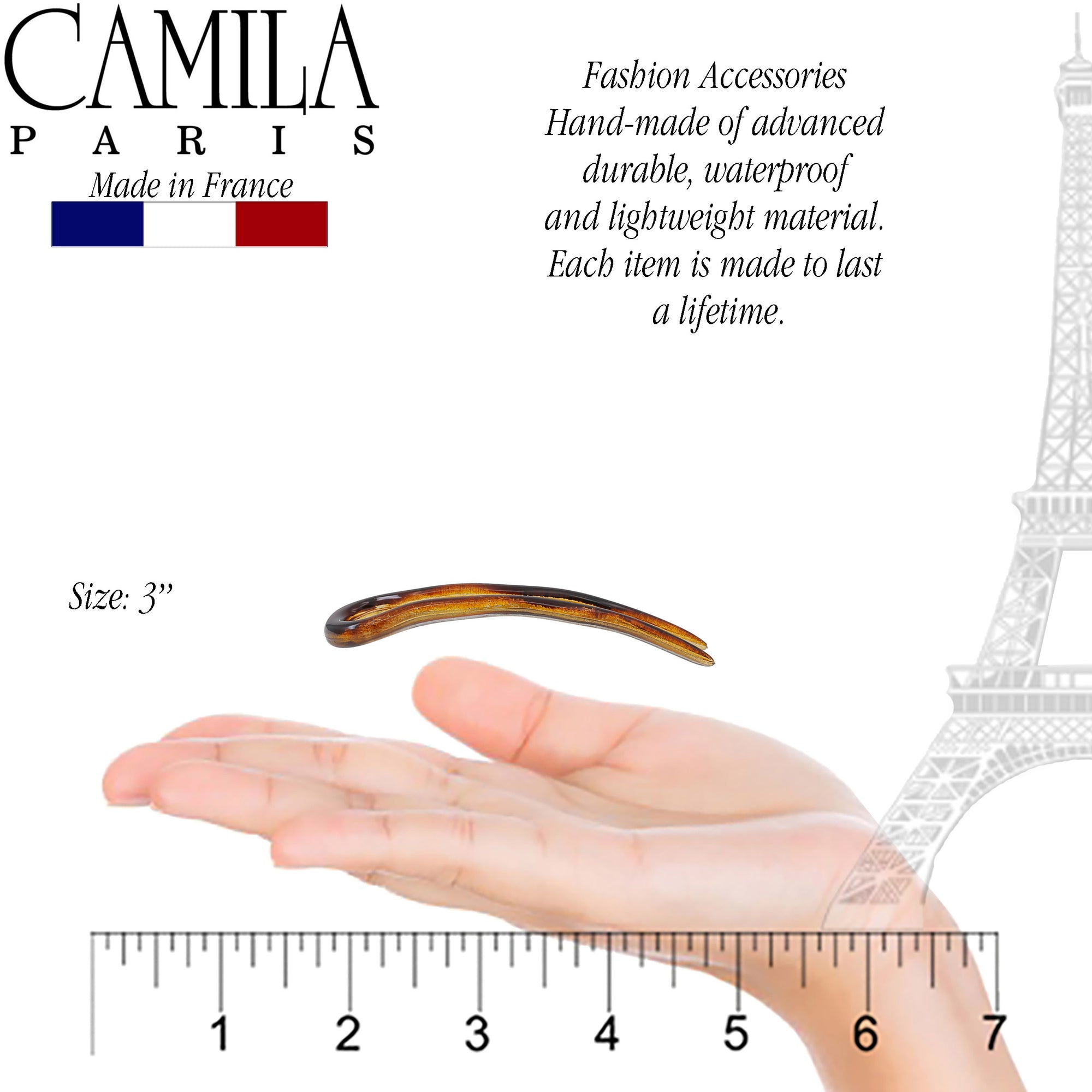 Camila Paris Hair Sticks Wavy French Twists