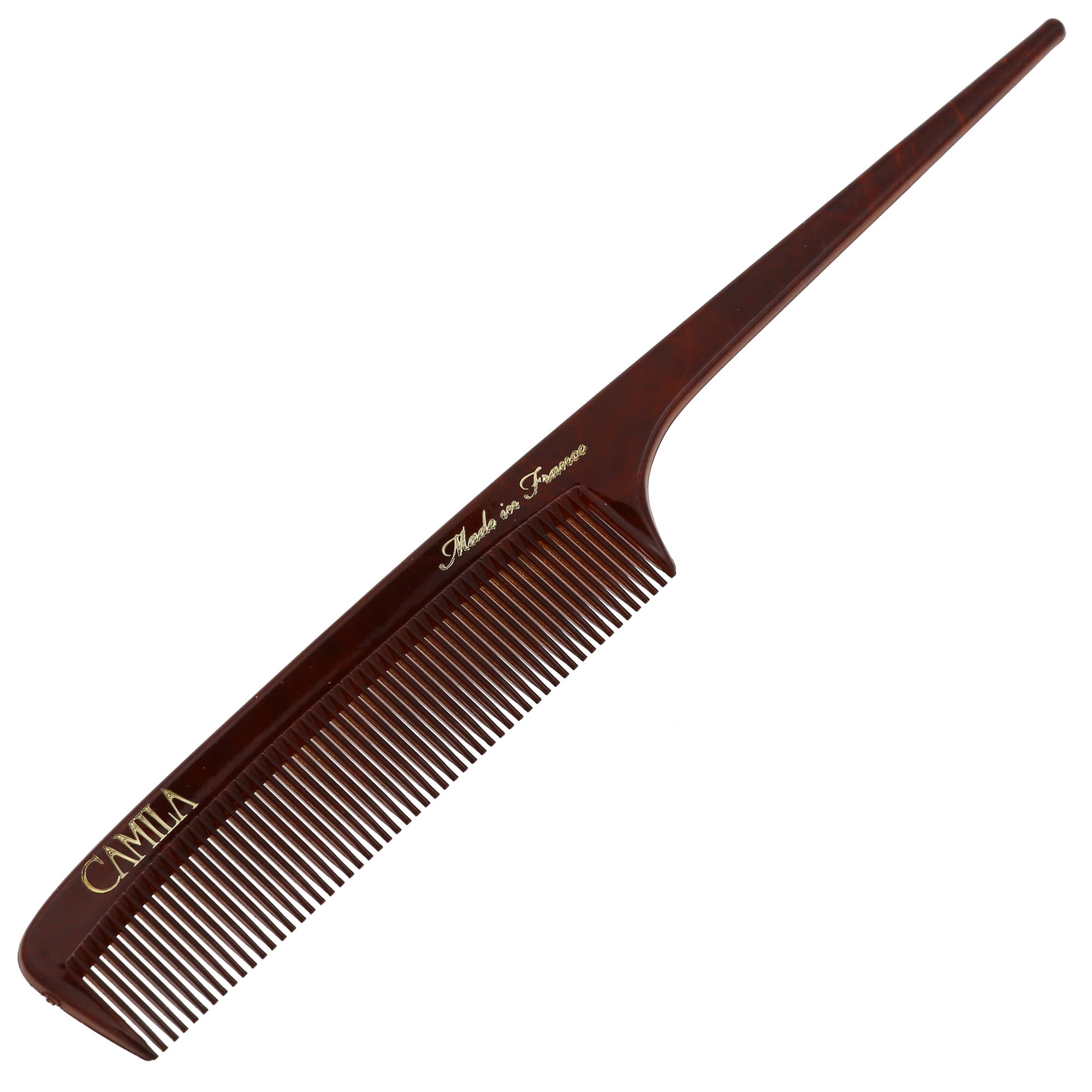 Bordeaux Rattail Comb for Sectioning and Styling