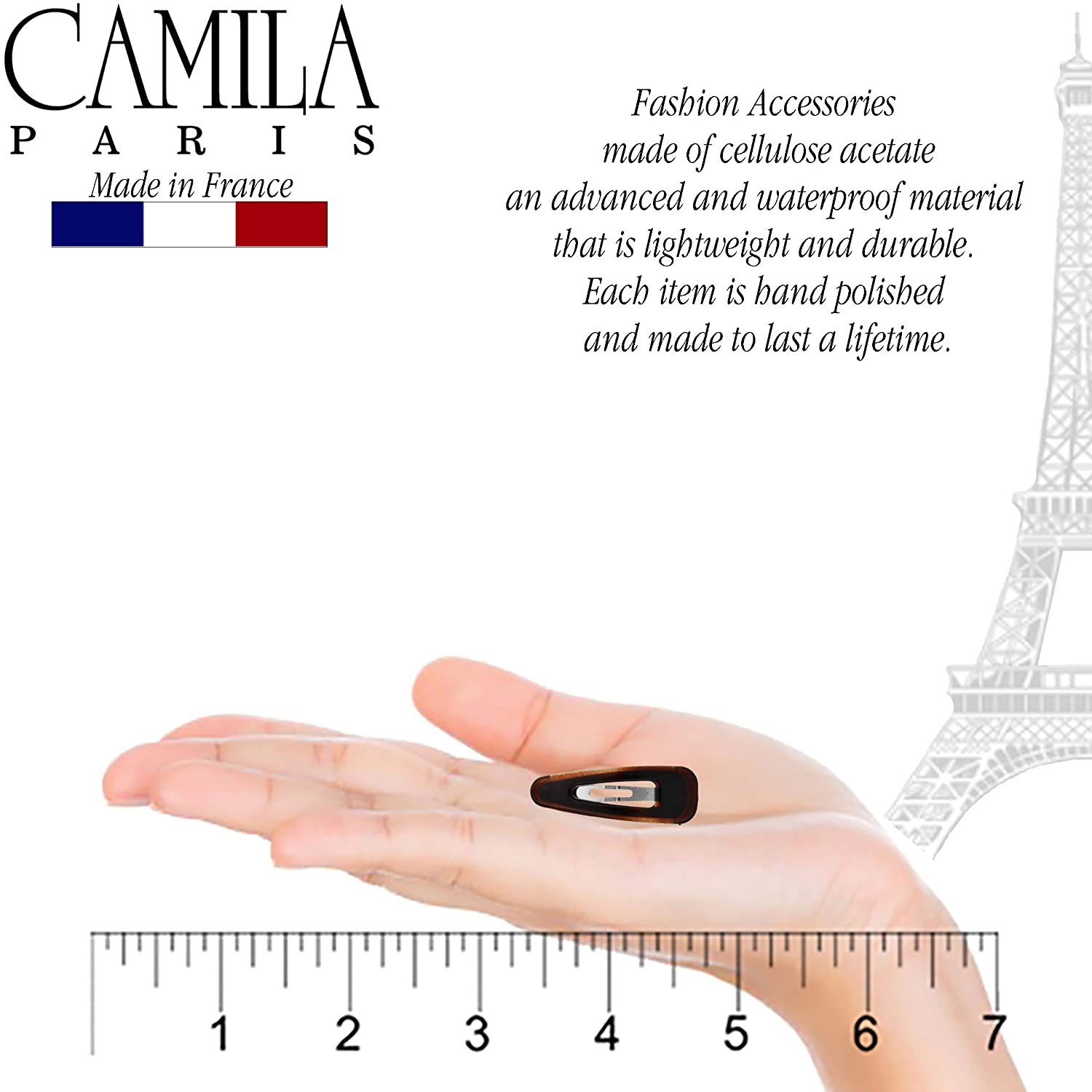 Camila Paris Hair Barrettes Classic Pair