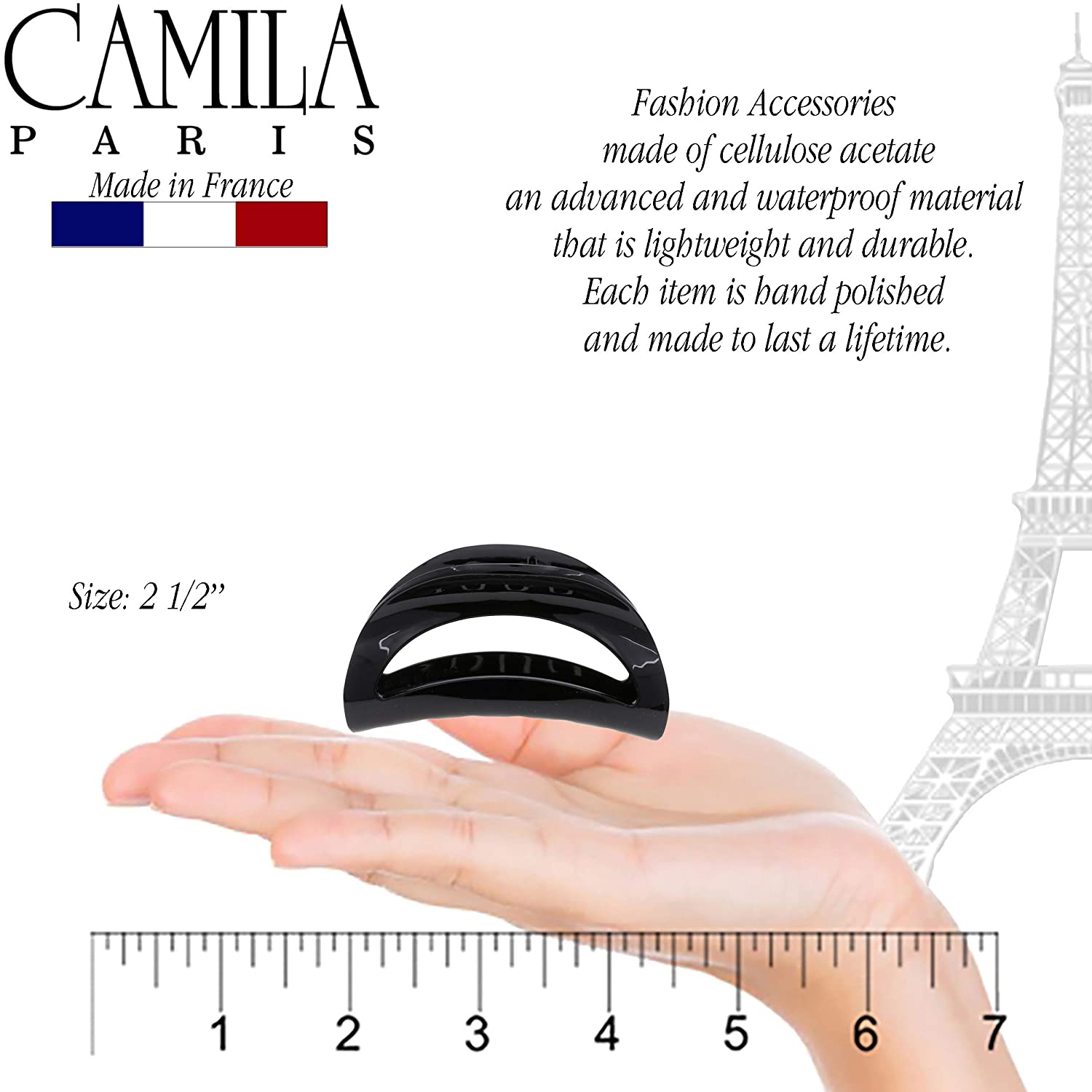 Camila Paris Hair Clips Cutout Volume