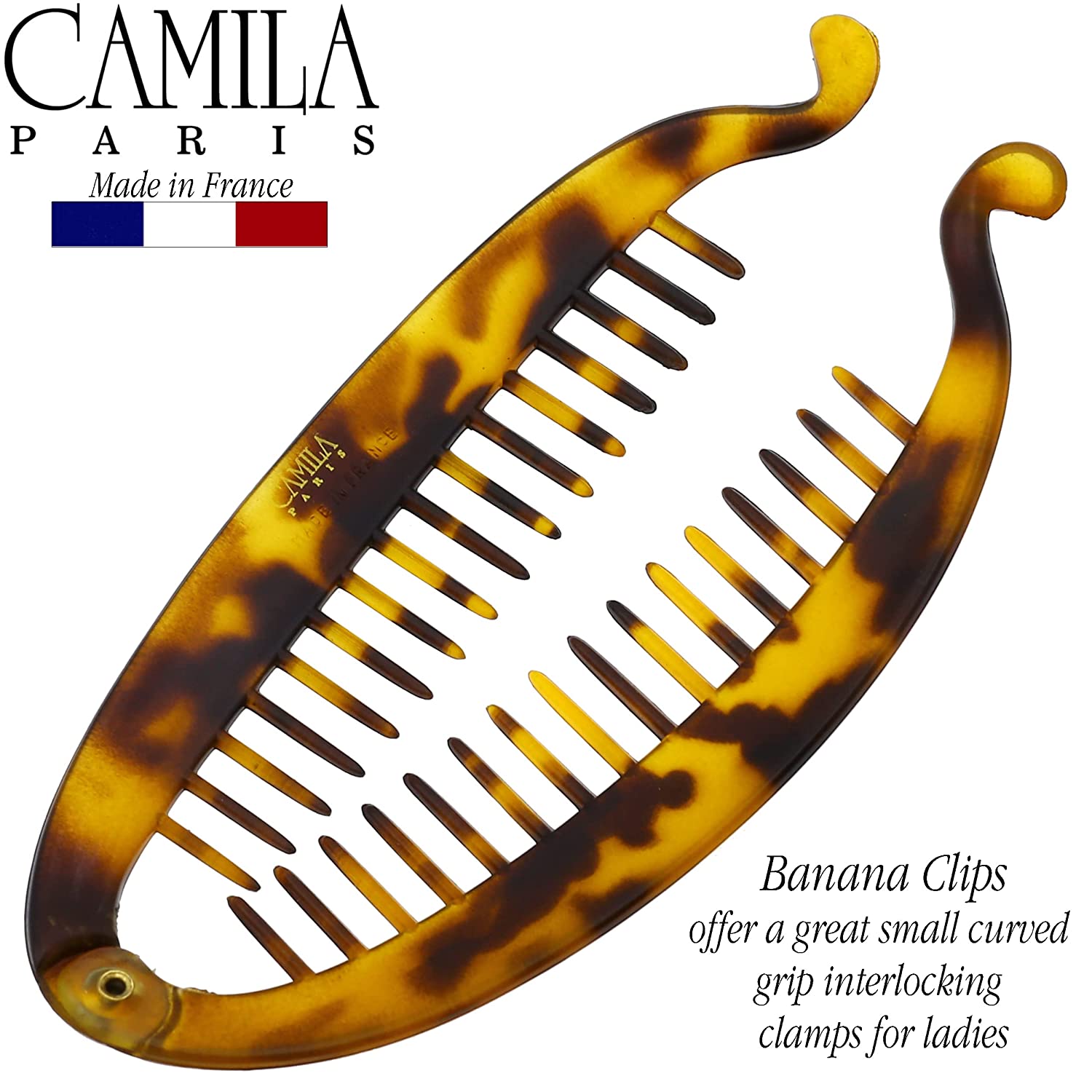 Camila Paris Hair Banana Clips Interlocking Ponytail