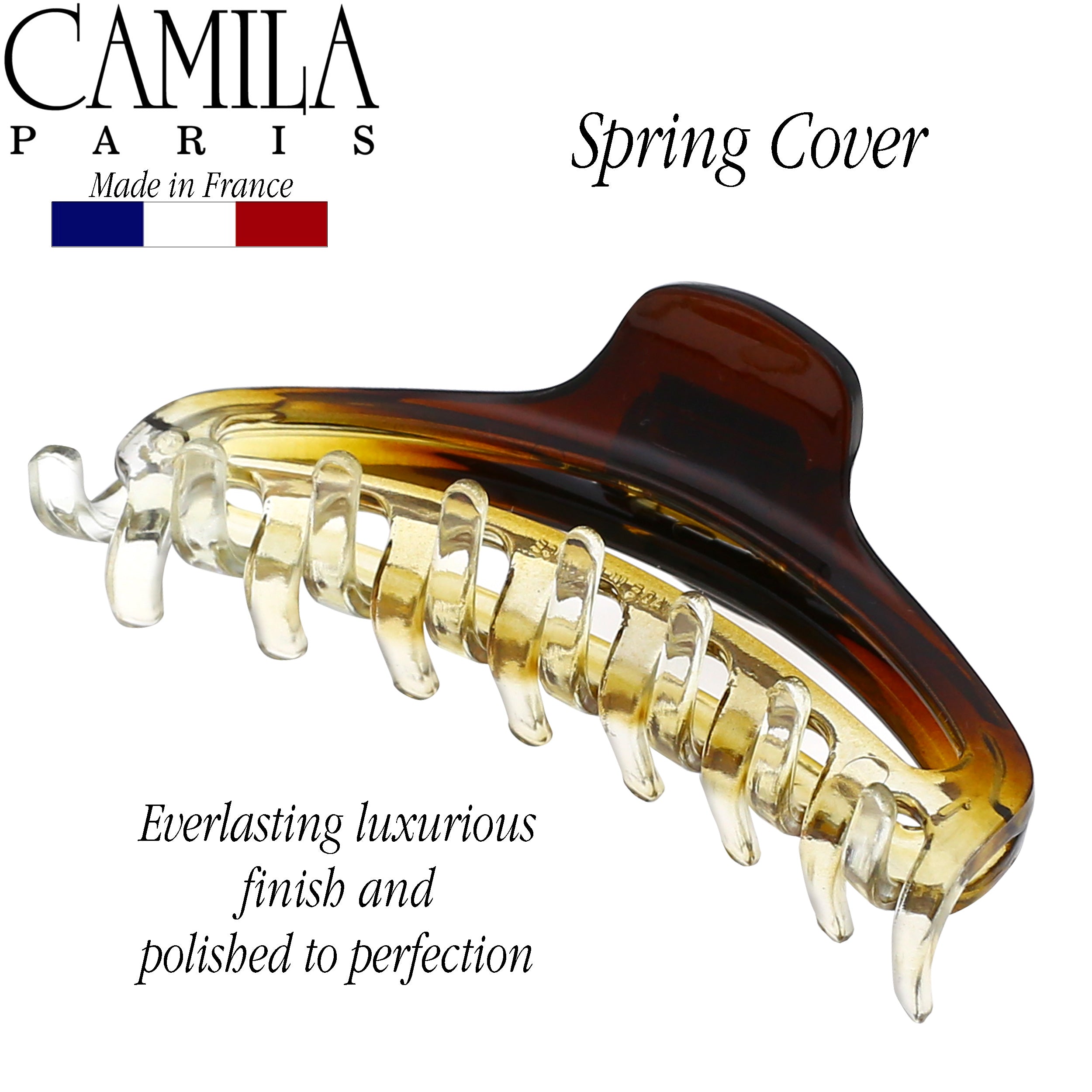 Camila Paris CP2370 Tortoise Shell Women's French Hair Clip Claw