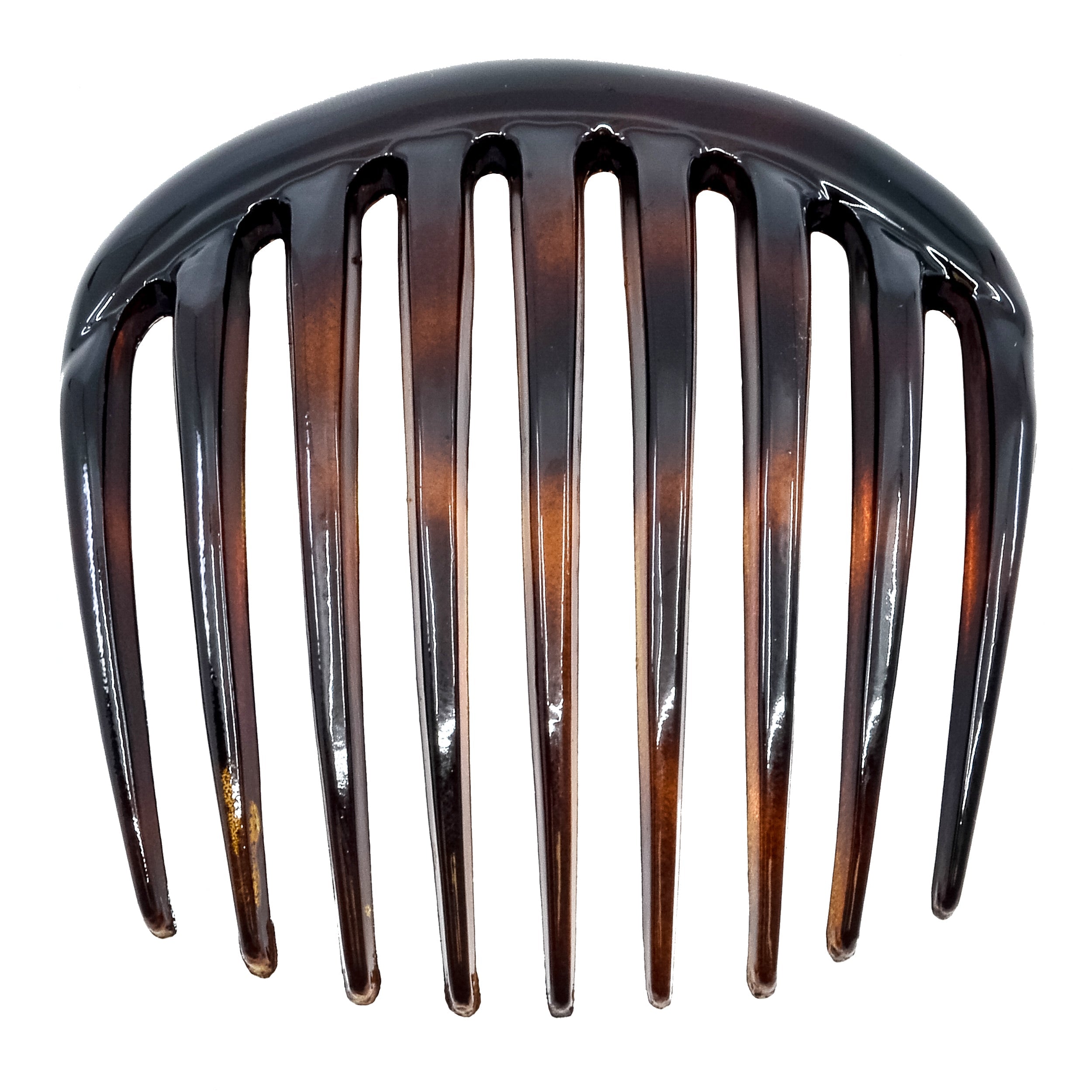 Camila Paris Small Decorative Round Hair Side Comb. Made in France