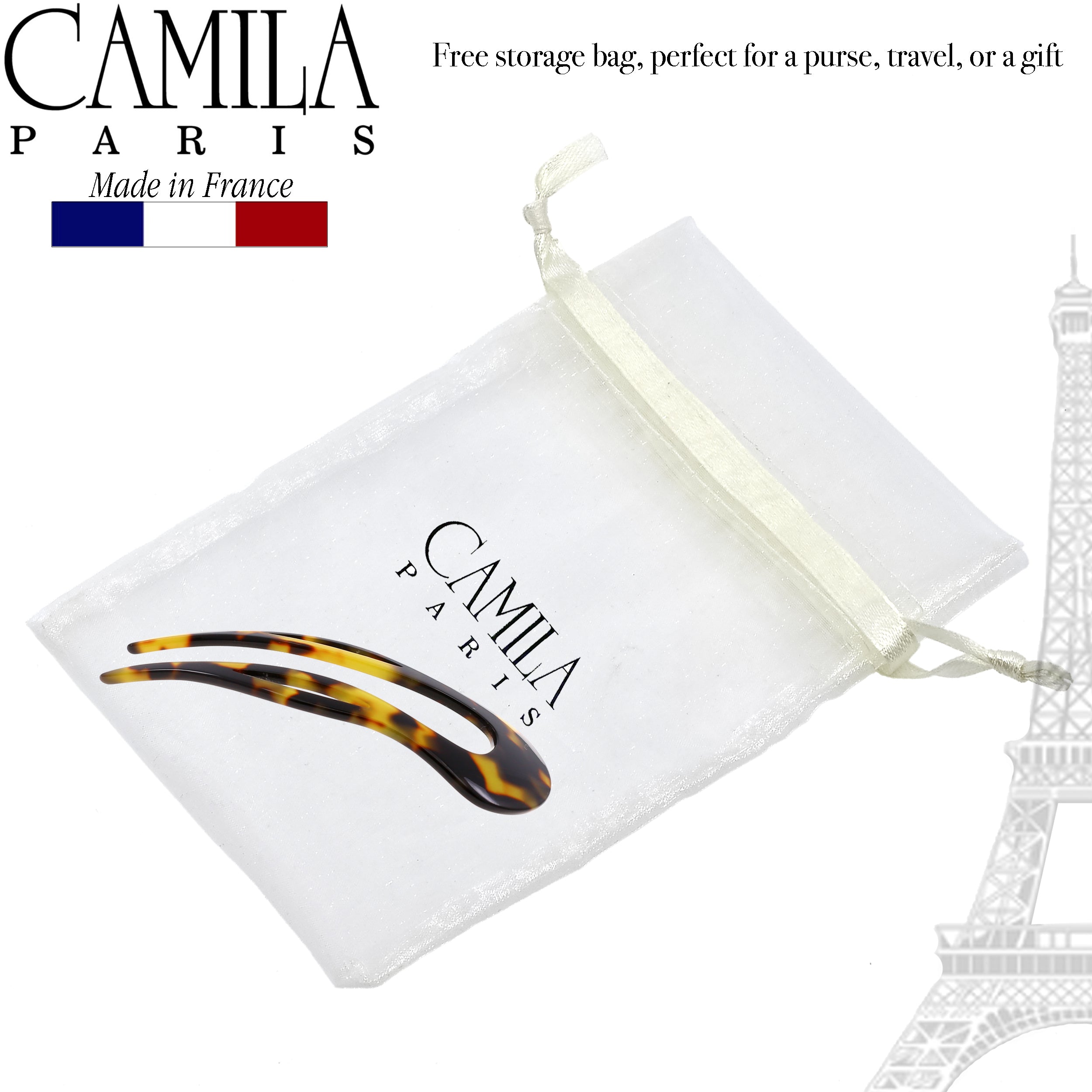 Camila Paris Hair Sticks Curved Cutout