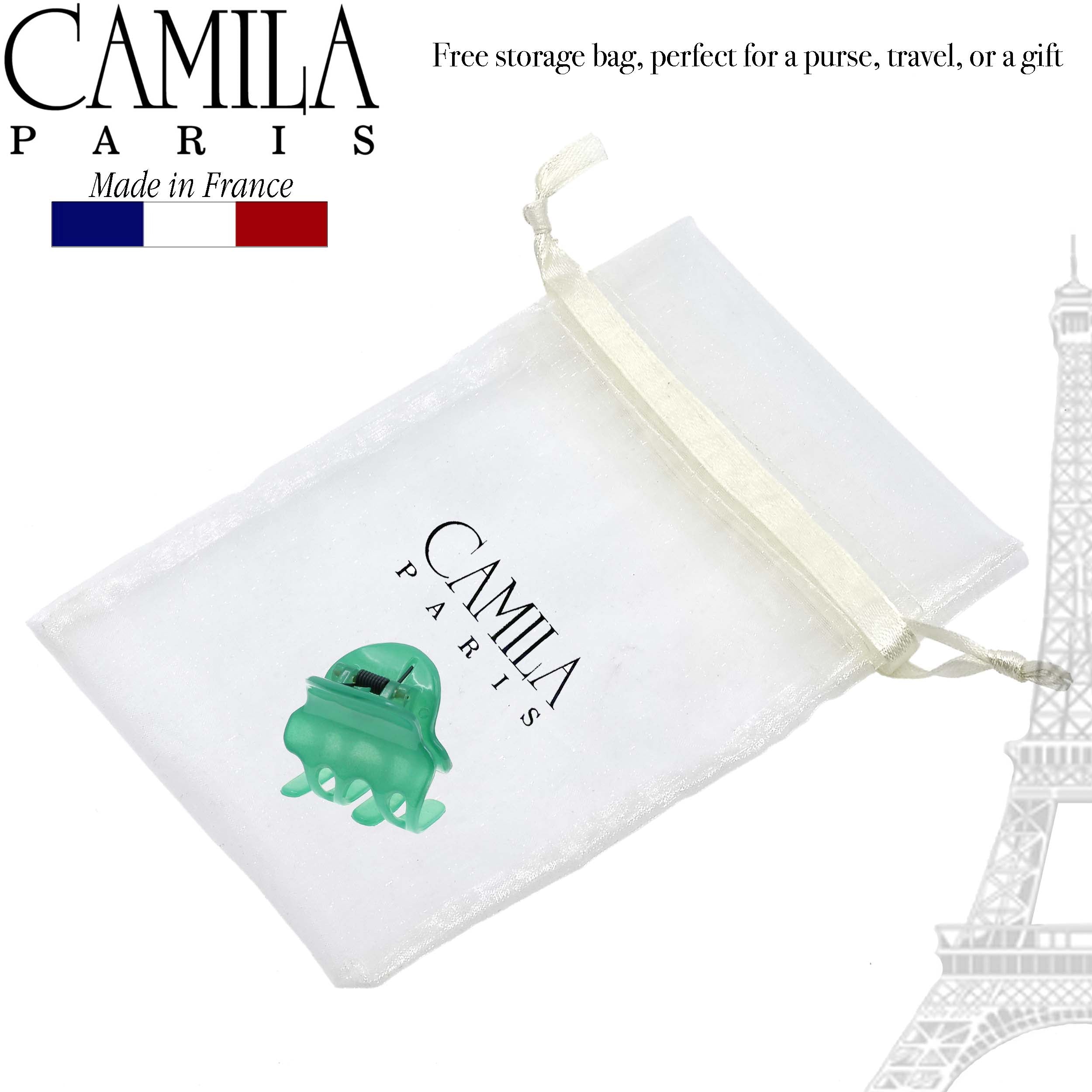 Camila Paris Cutout Teeth Hair Clip Pair
