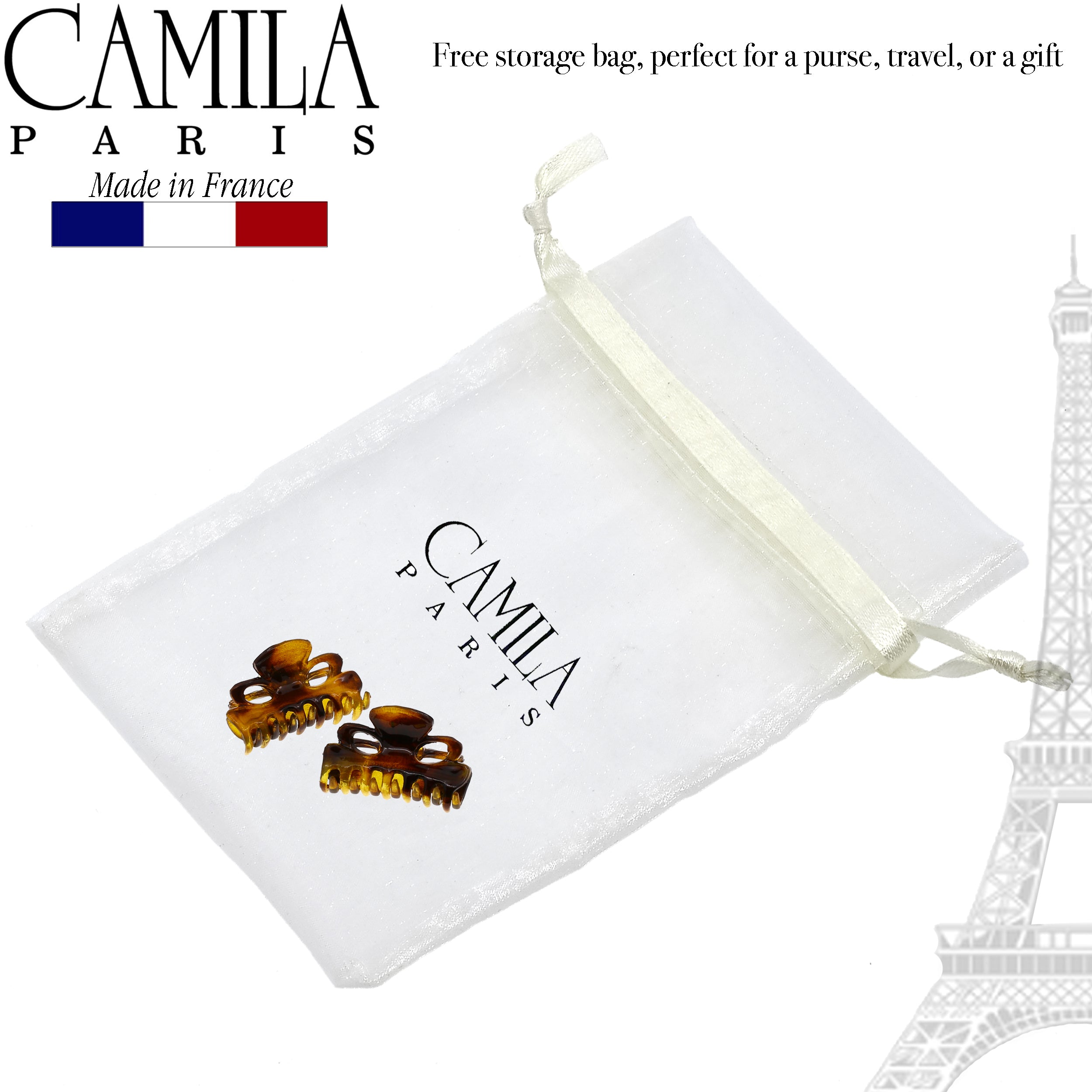 Camila Paris CP2608-2 Small Tokyo Women's French Hair Clip Claw