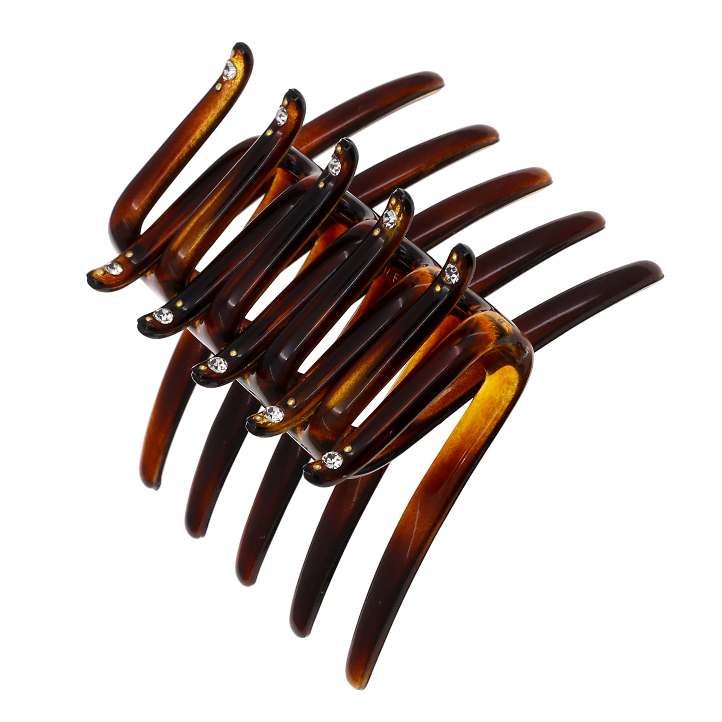 Camila Paris CP2634 Tortoise Shell French Hair Side Comb Interlocking