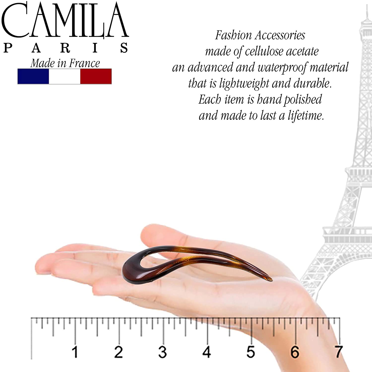Camila Paris Hair Sticks Wavy Curved