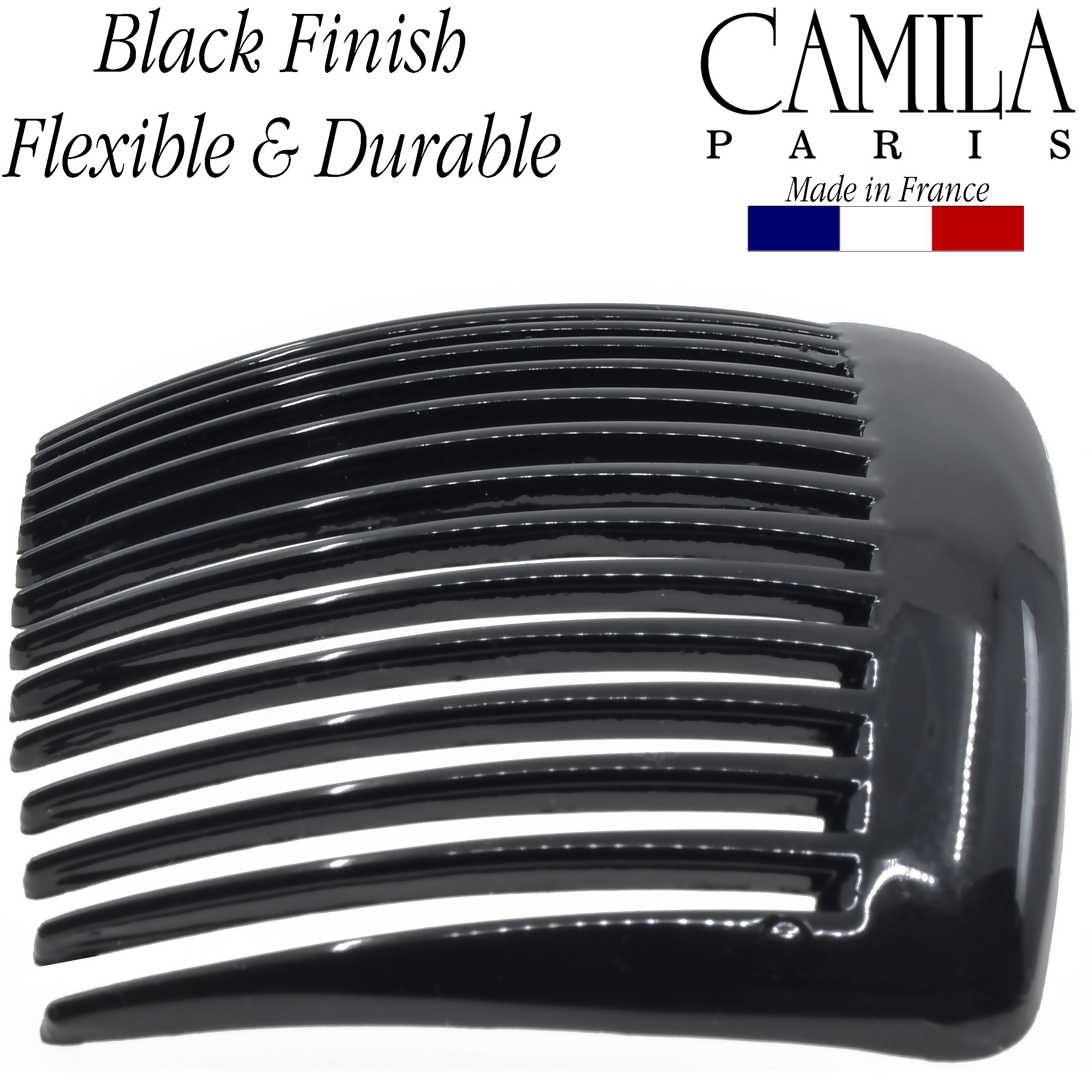 Camila Paris Large Pair of French-Made Classic Side Combs
