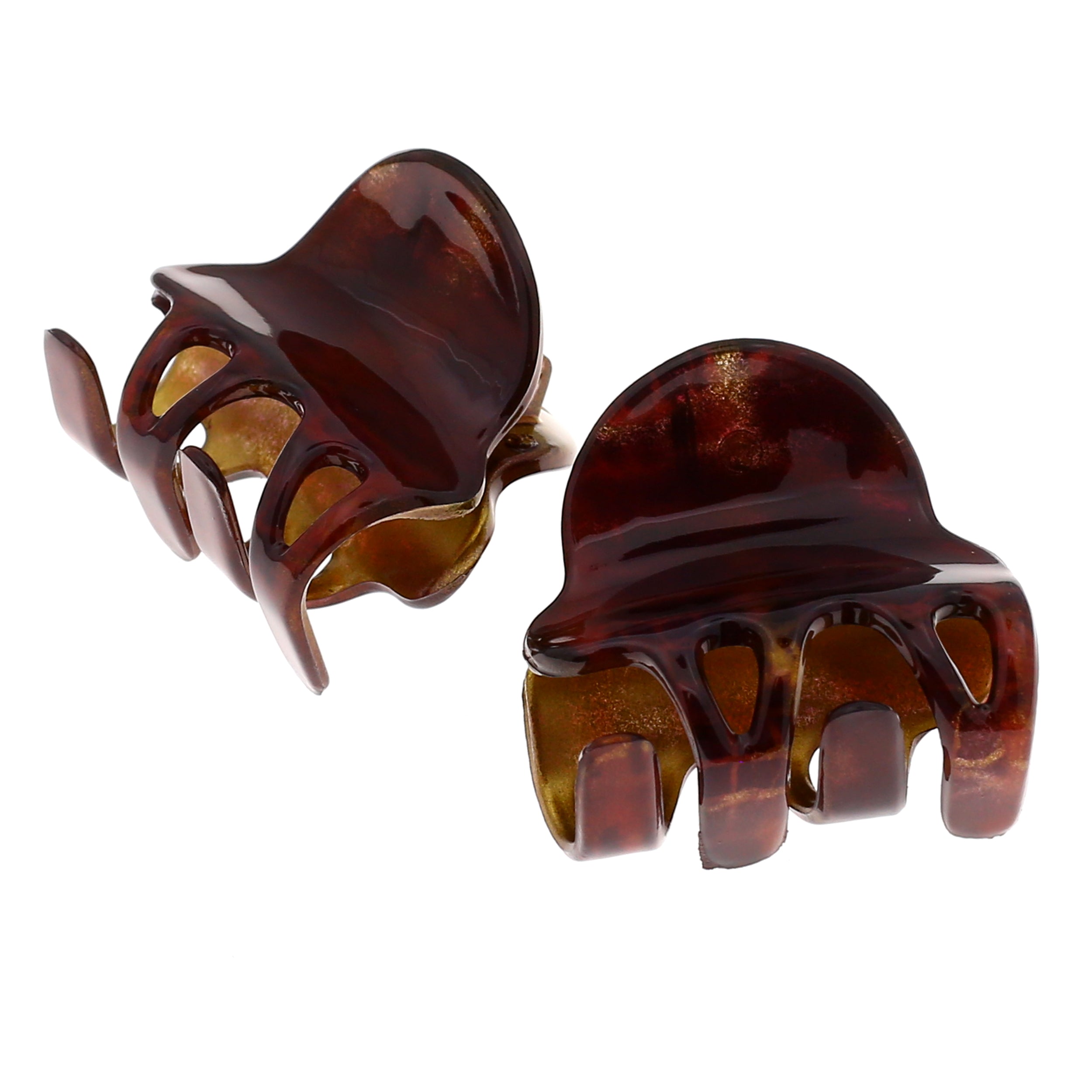 Camila Paris Cutout Teeth Hair Clip Pair
