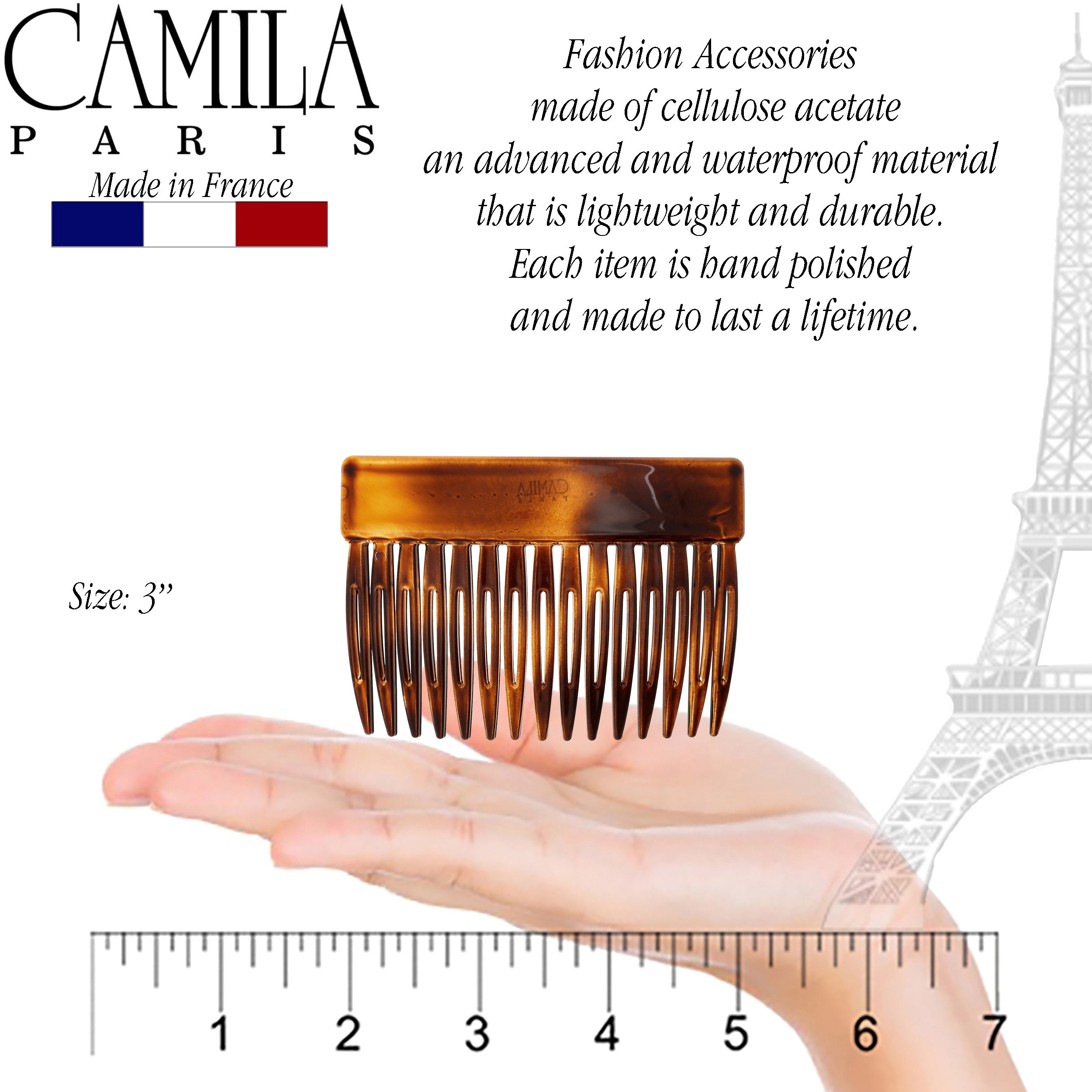 Camila Paris Hair Side Combs Nouveau Pair