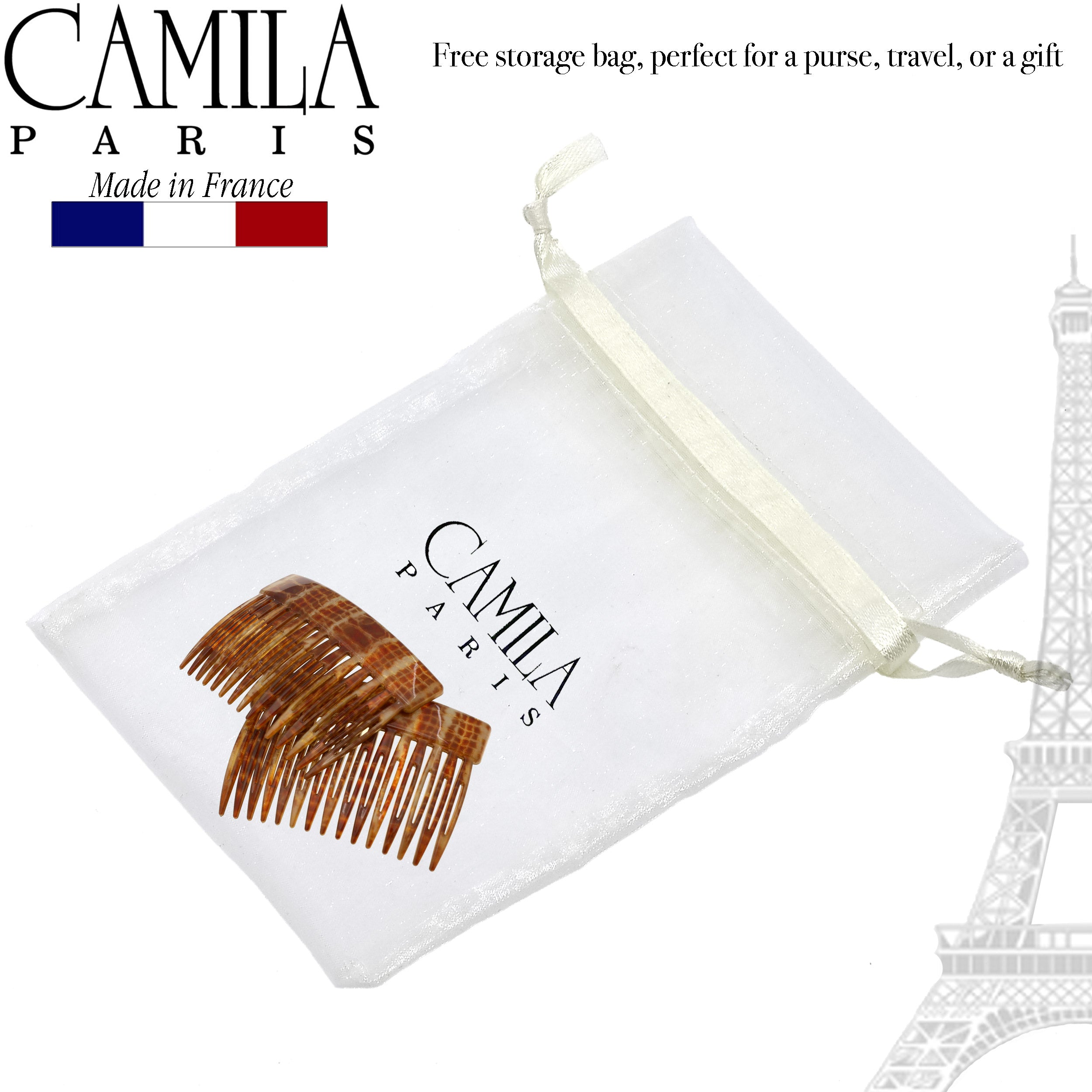 Camila Paris Hair Side Combs Nouveau Pair