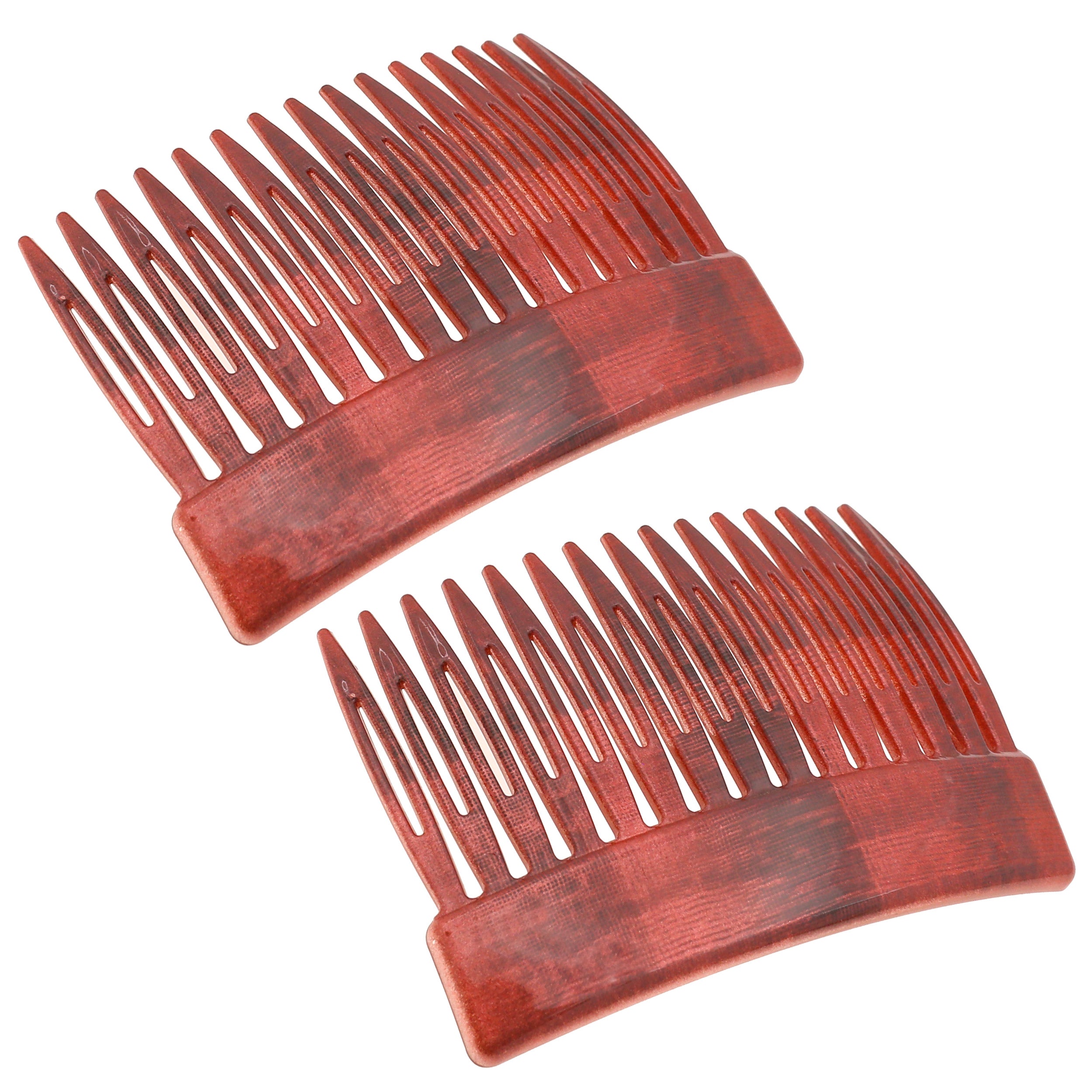 Camila Paris CP2943 Classic Brown French Hair Side Comb for Women