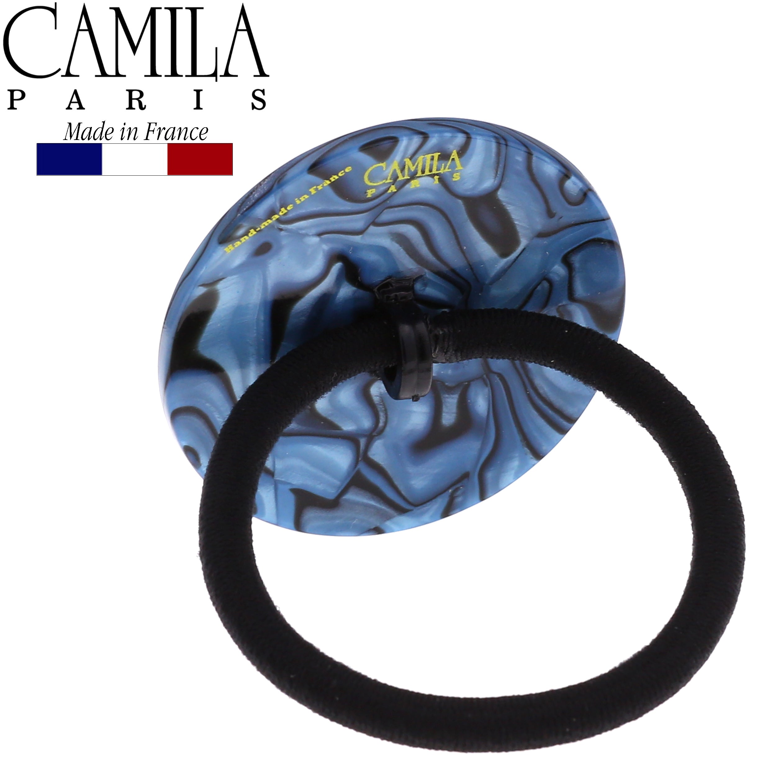 Camila Paris CP2962 Handmade Brown French Hair Ponytail Holder Ties