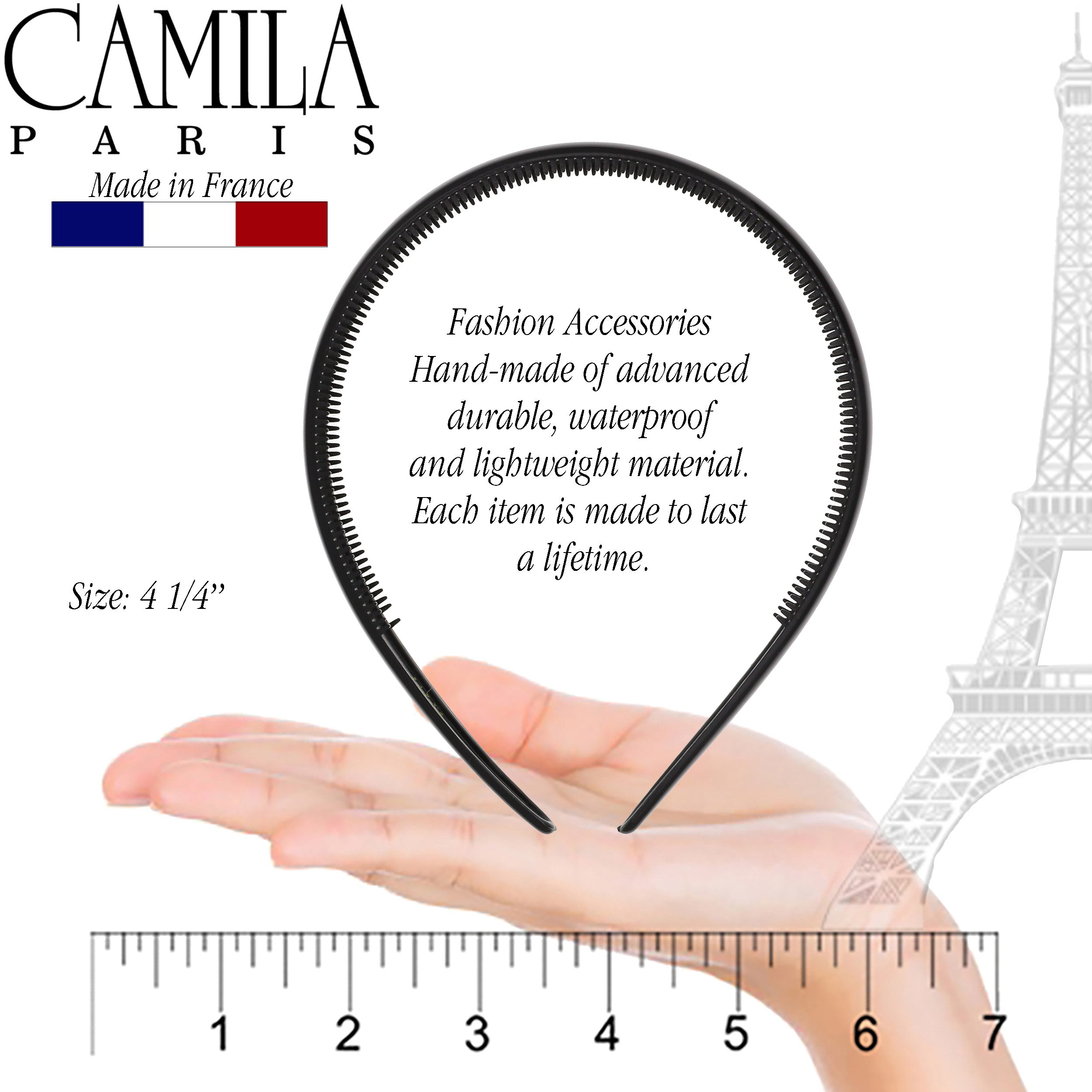 Camila Paris Headbands Classic Comfort Flexible - 0.35" Wide