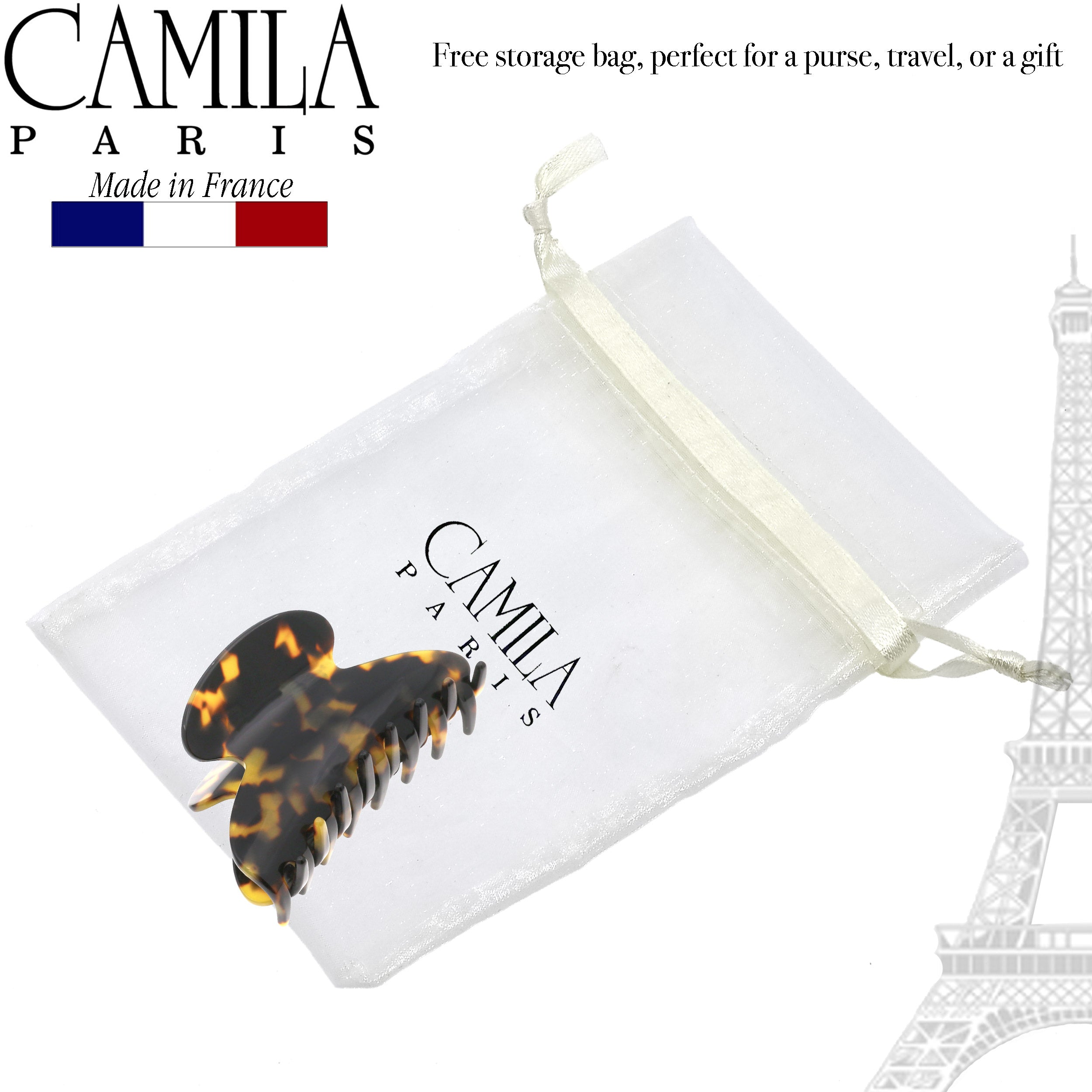 Camila Paris Handmade Rounded Medium Volume Hair Clip