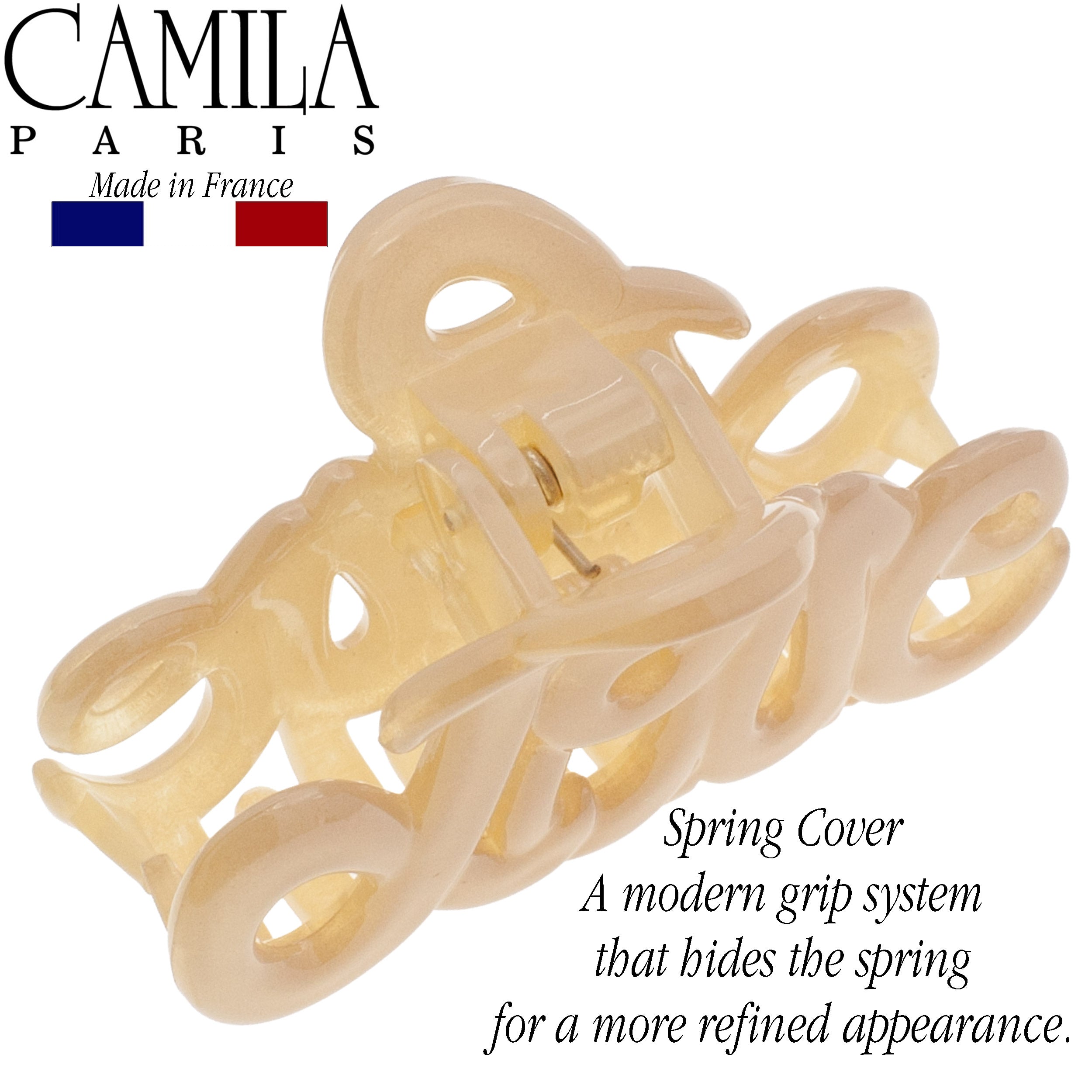 Camila Paris CP1380 Classic Tortoise Women's French Hair Clip Claw