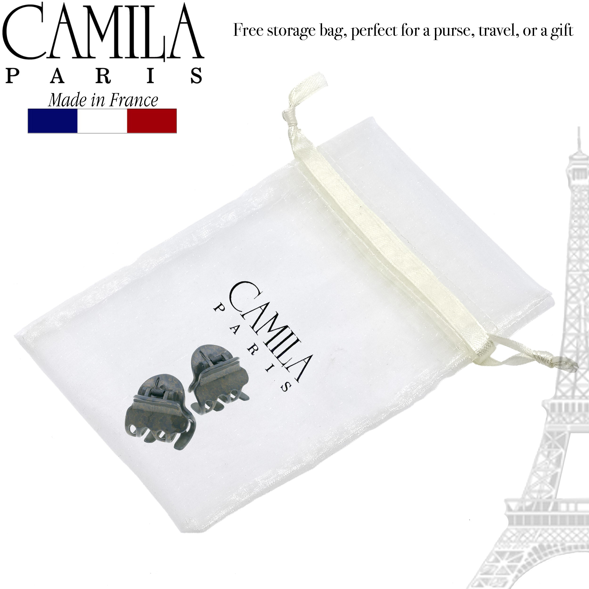Camila Paris Cutout Teeth Hair Clip Pair