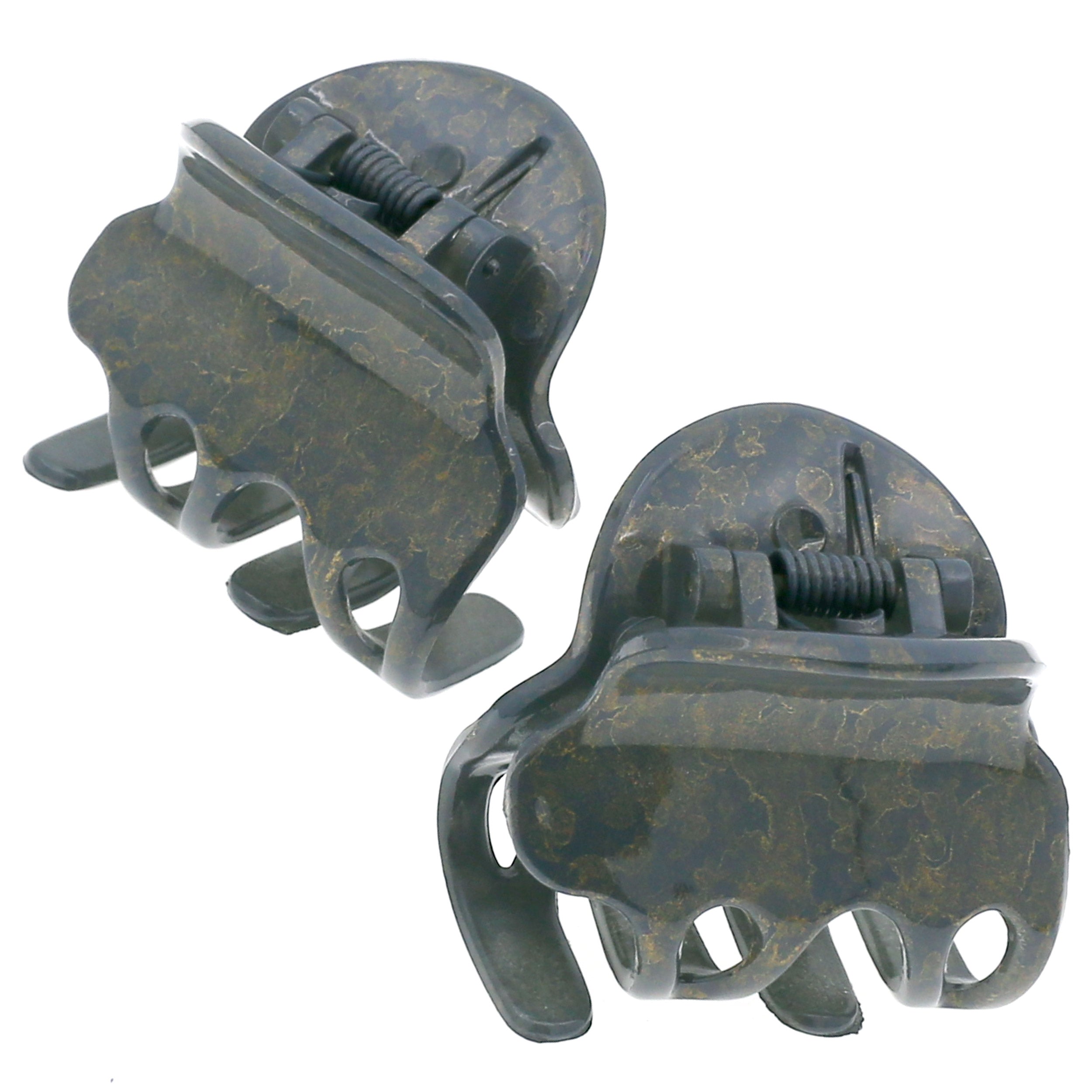 Camila Paris Hair Clips Cutout Teeth Pair