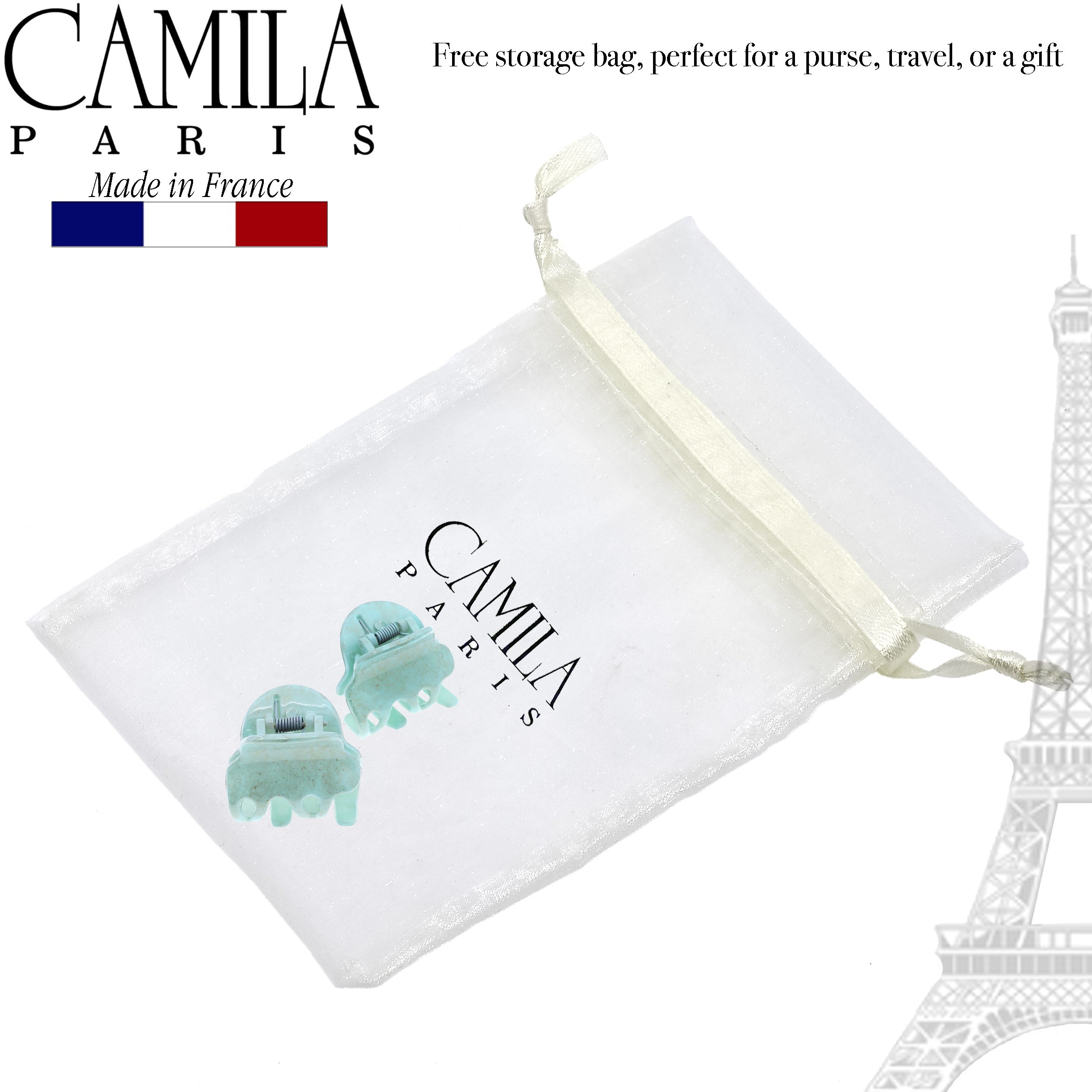 Camila Paris Cutout Teeth Hair Clip Pair