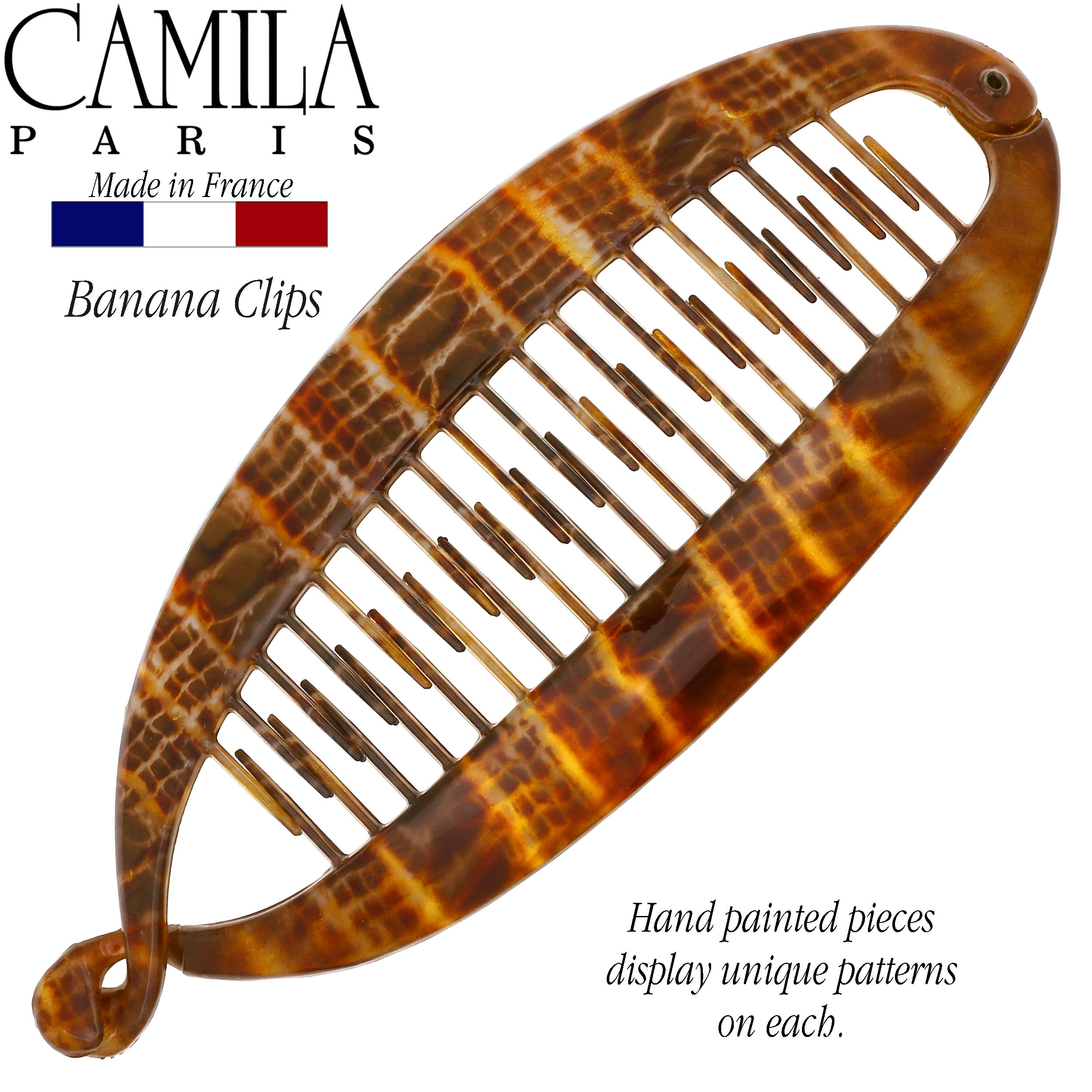 Camila Paris Hair Banana Clips Interlocking Ponytail