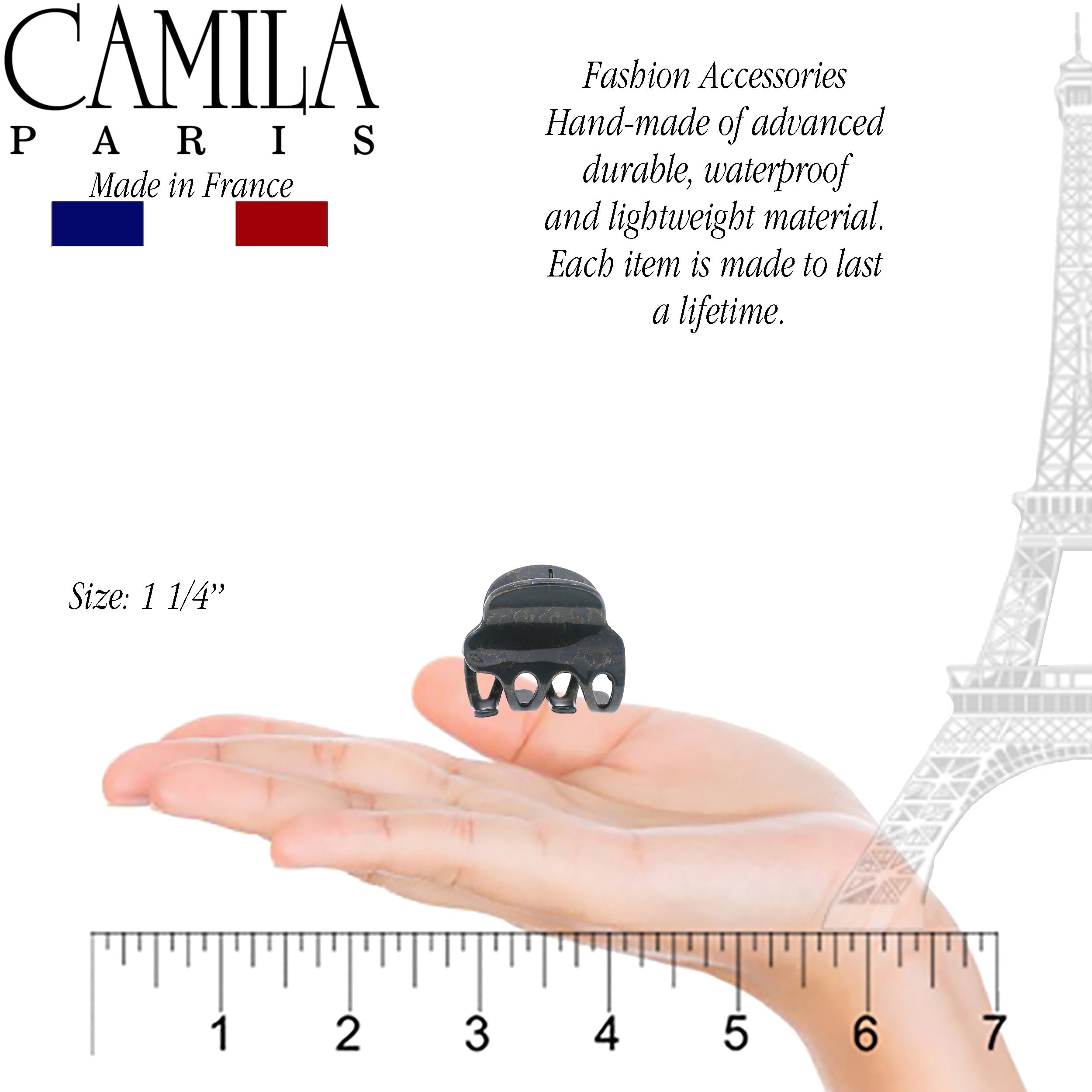 Camila Paris Hair Clips Cutout Teeth