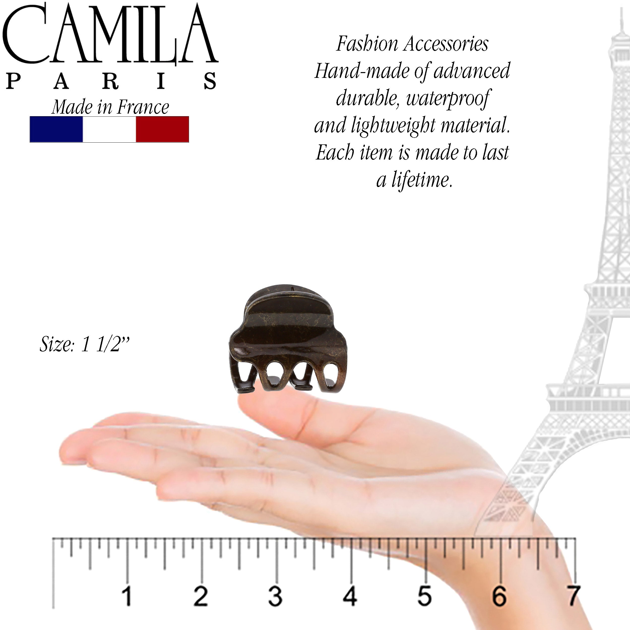 Camila Paris Cutout Teeth Hair Clip