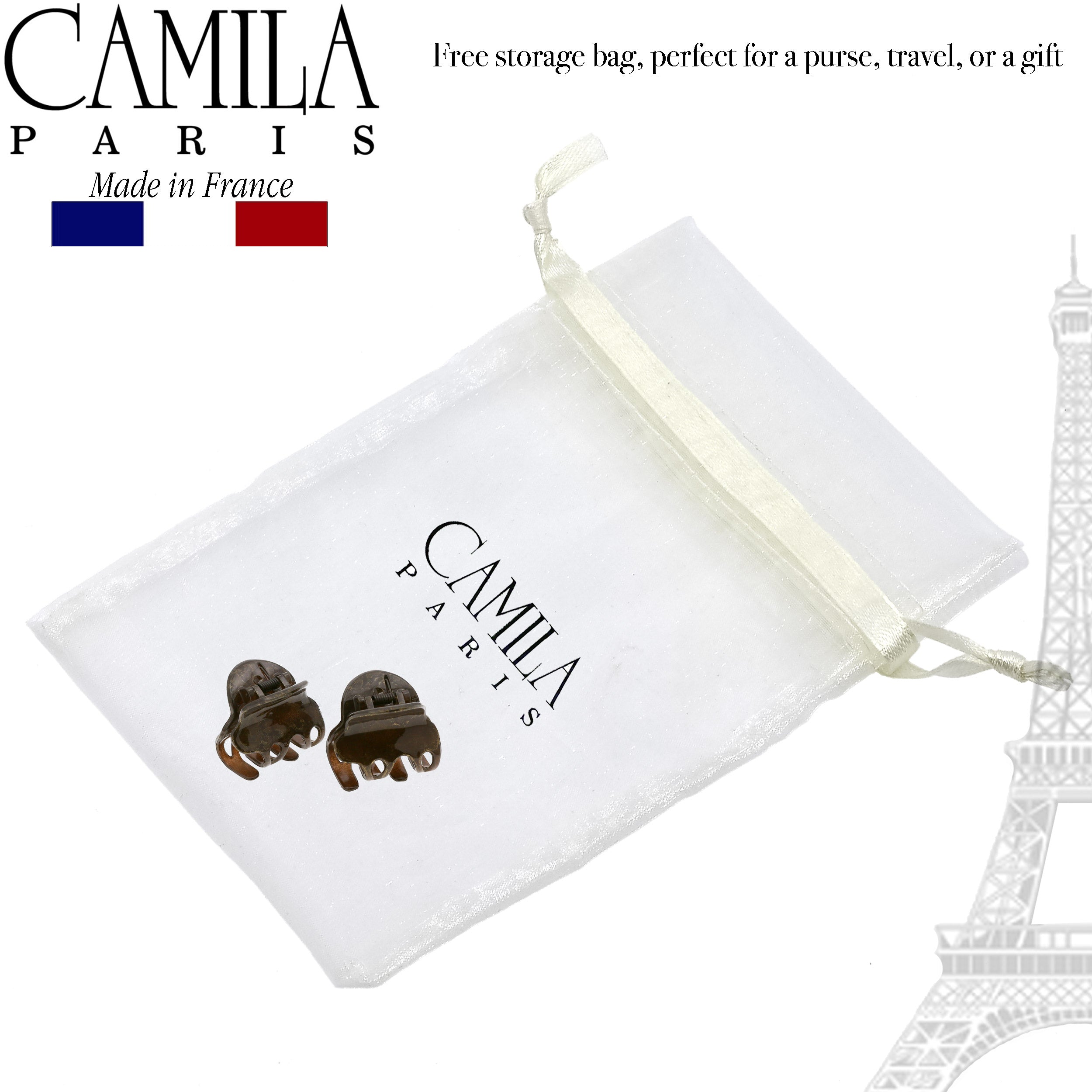Camila Paris Cutout Teeth Hair Clip Pair