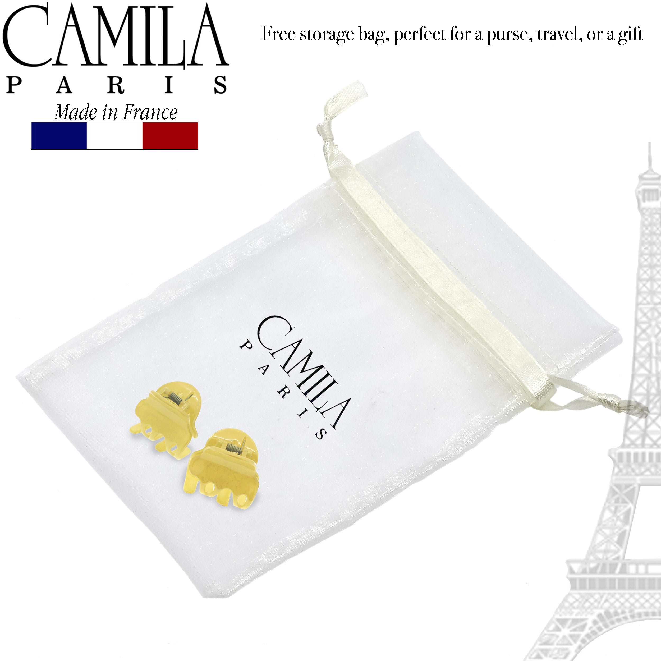 Camila Paris Cutout Teeth Hair Clip Pair