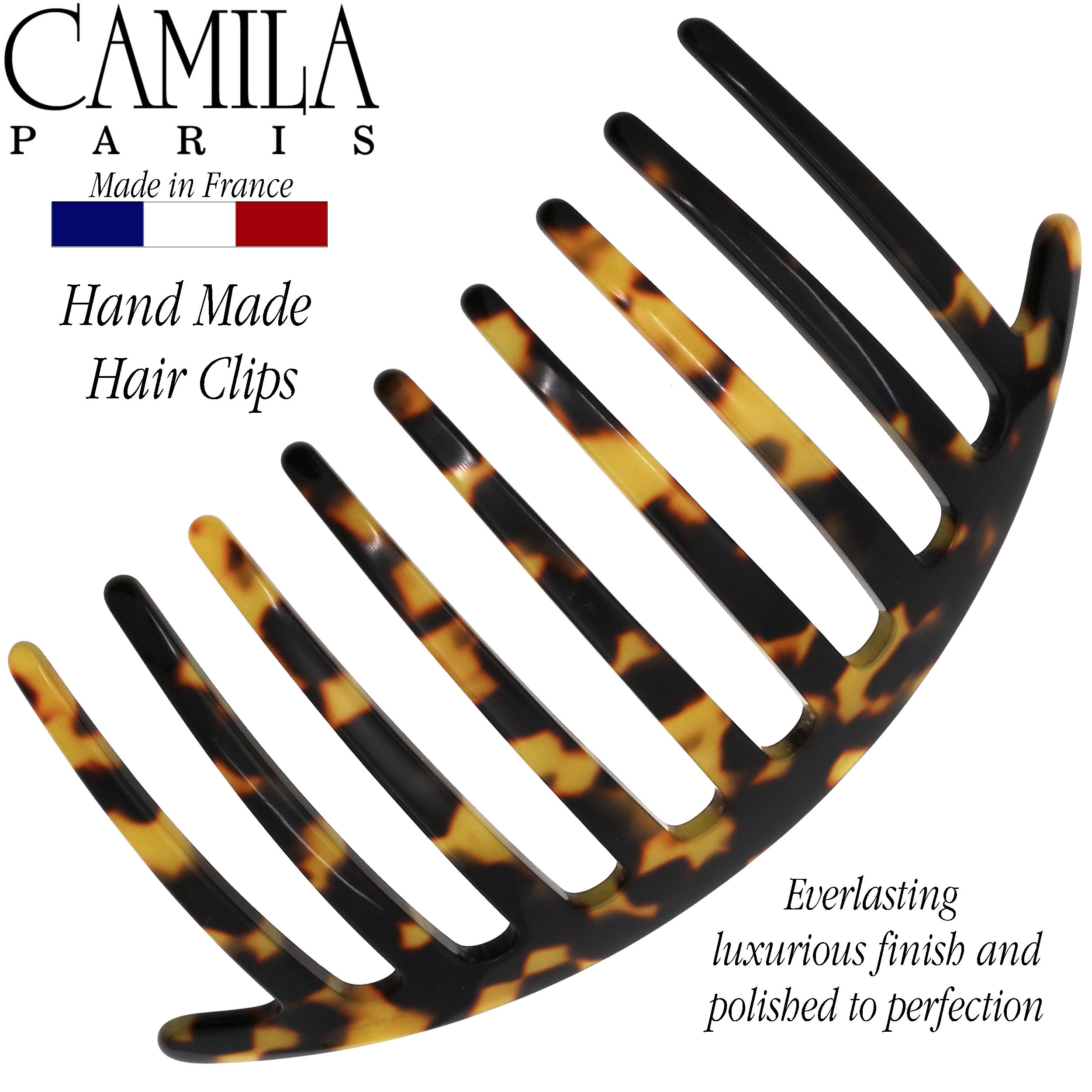 Camila Paris Large Handmade Rounded Side Comb