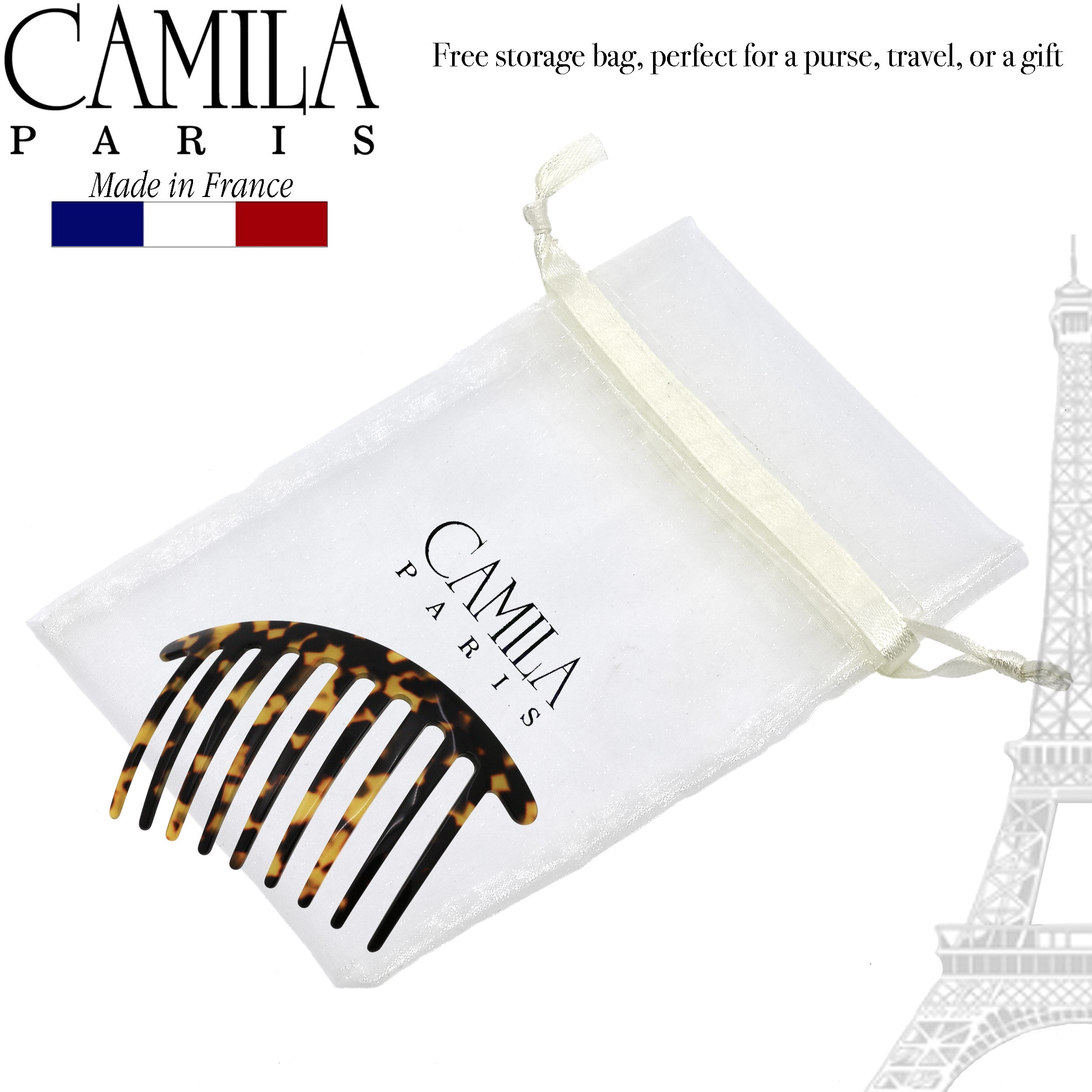 Camila Paris Large Handmade Rounded Side Comb