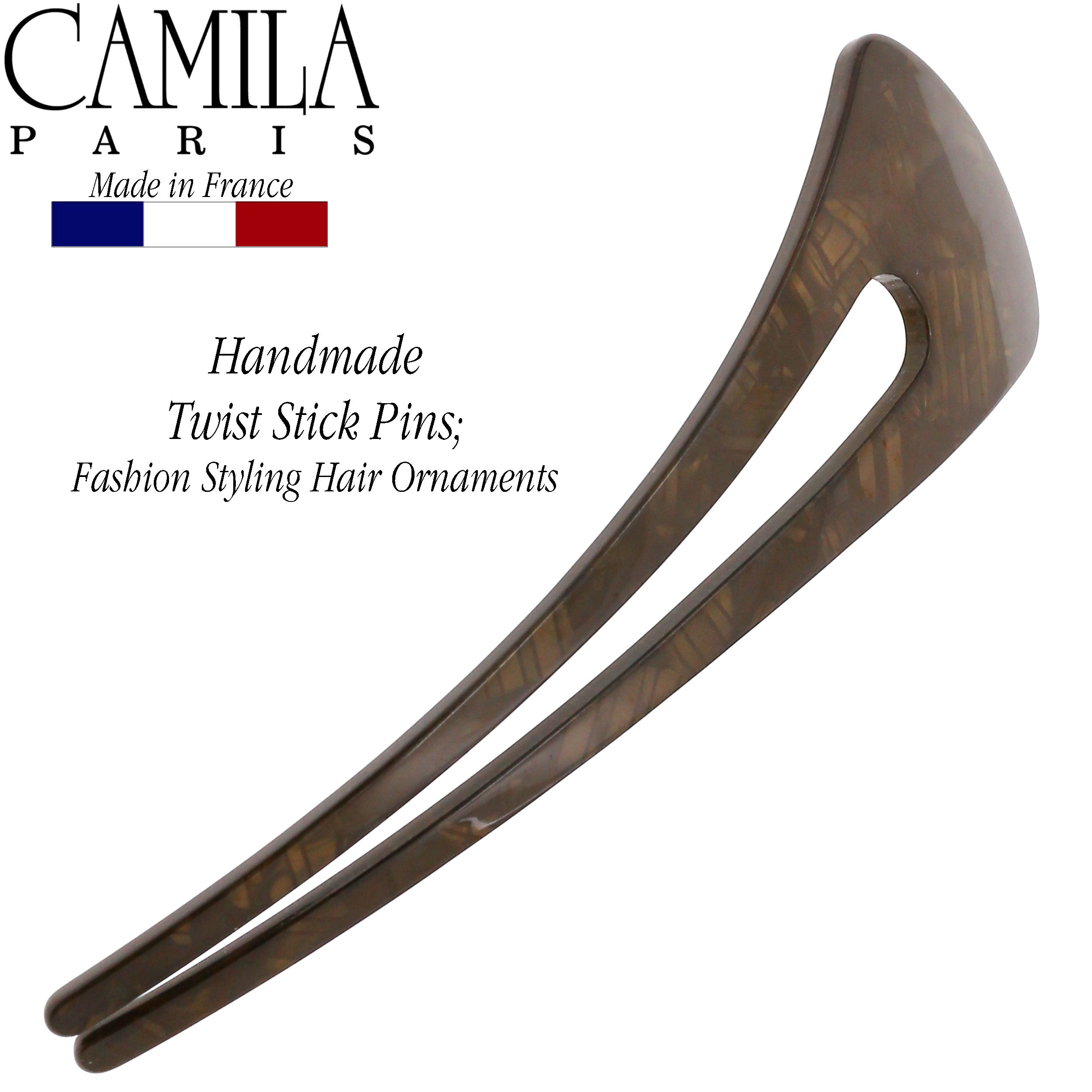 Camila Paris Hair Sticks Wishbone Curved