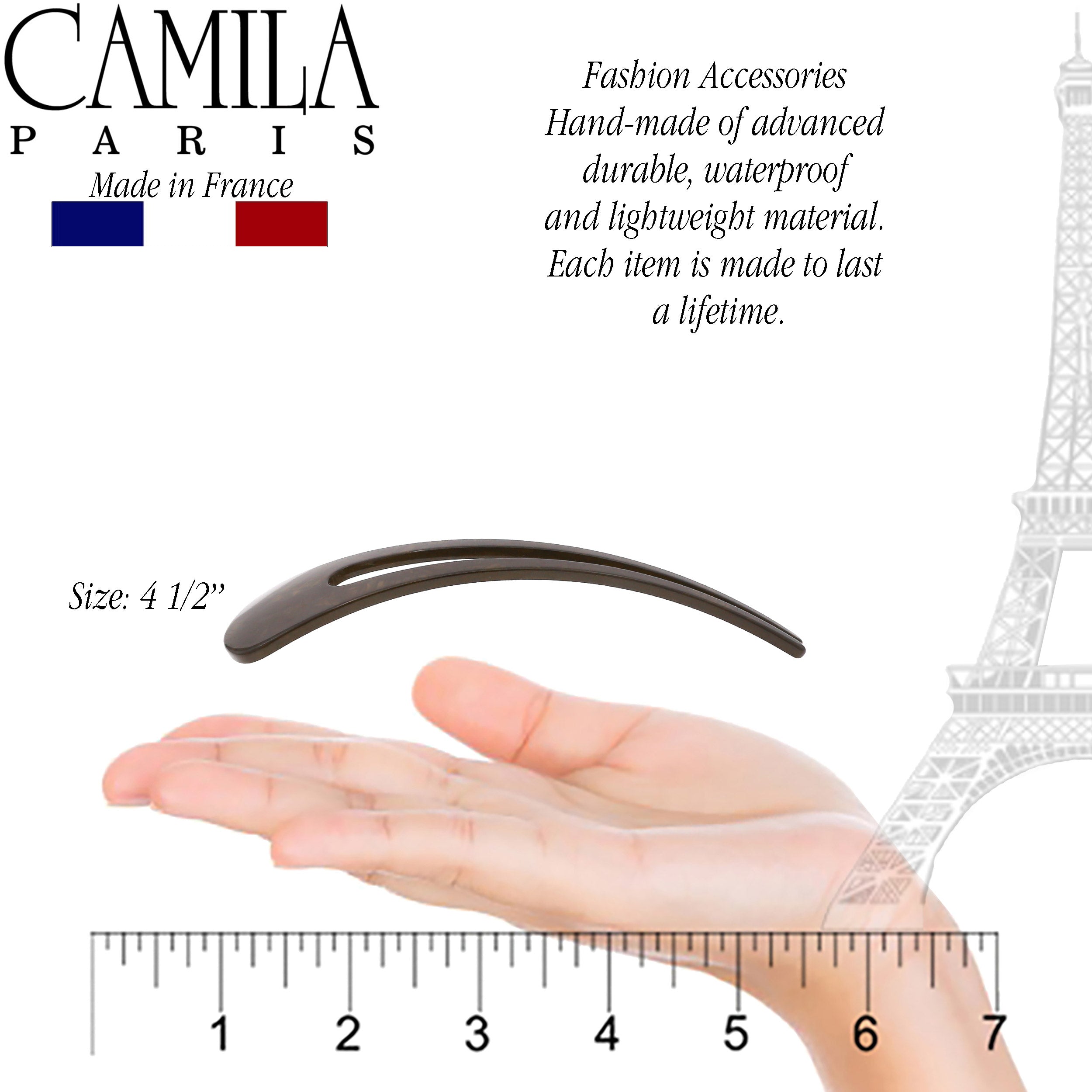 Camila Paris Hair Sticks Wishbone Curved