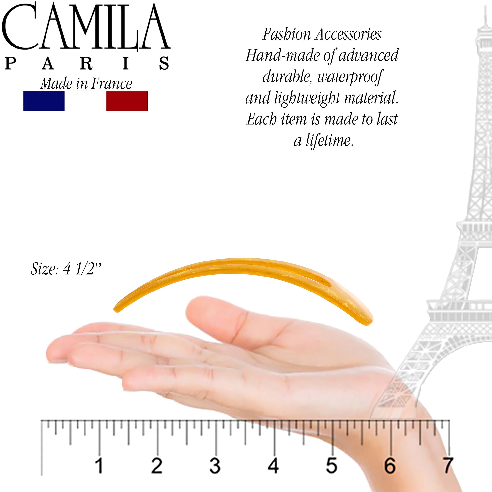 Camila Paris Hair Sticks Wishbone Curved