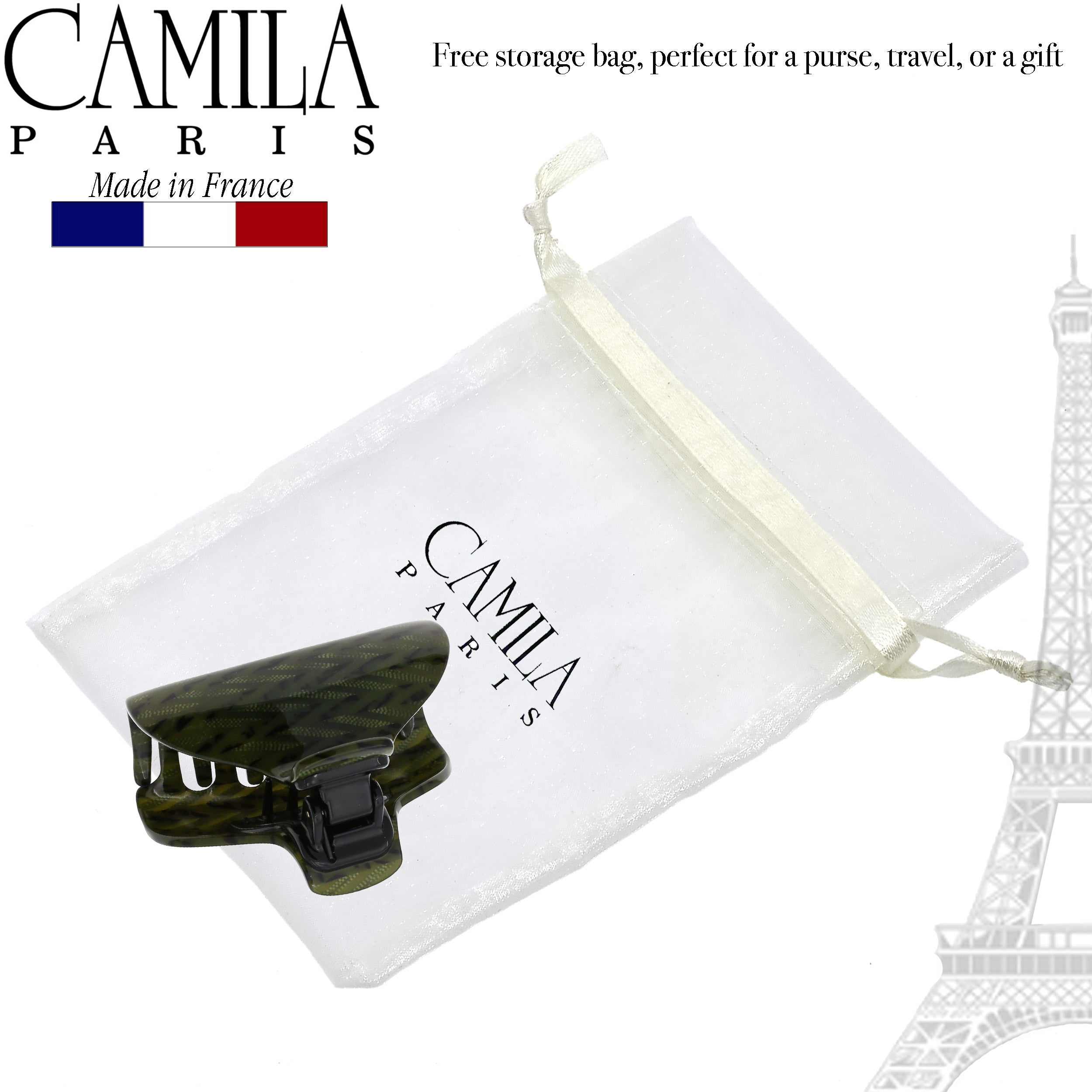 Camila Paris Hair Clips Classic Covered Spring