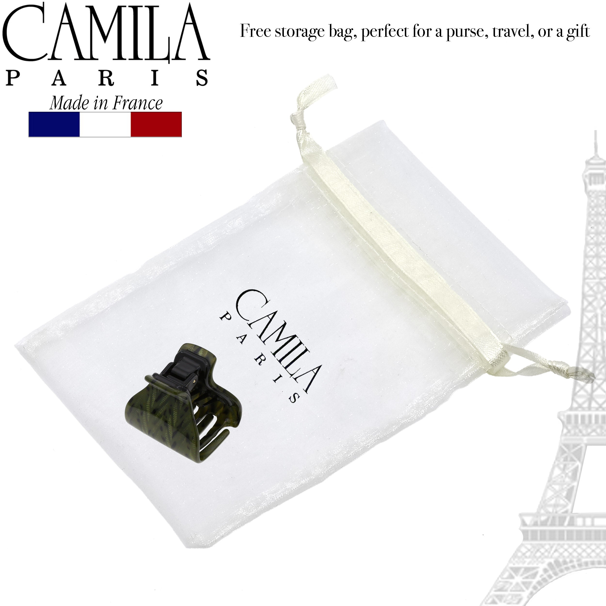 Camila Paris Hair Clips Classic Covered Spring