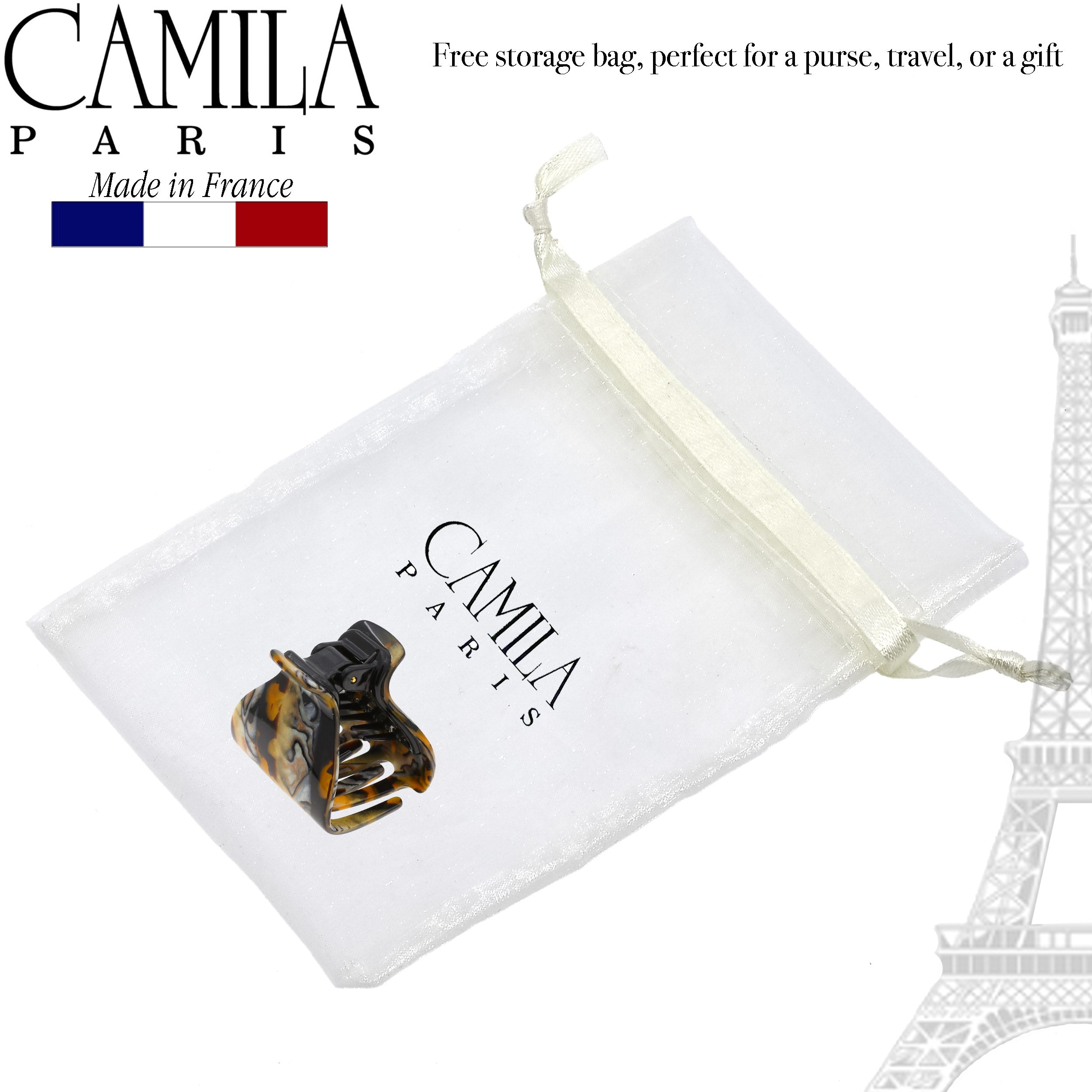Camila Paris Hair Clips Classic Covered Spring