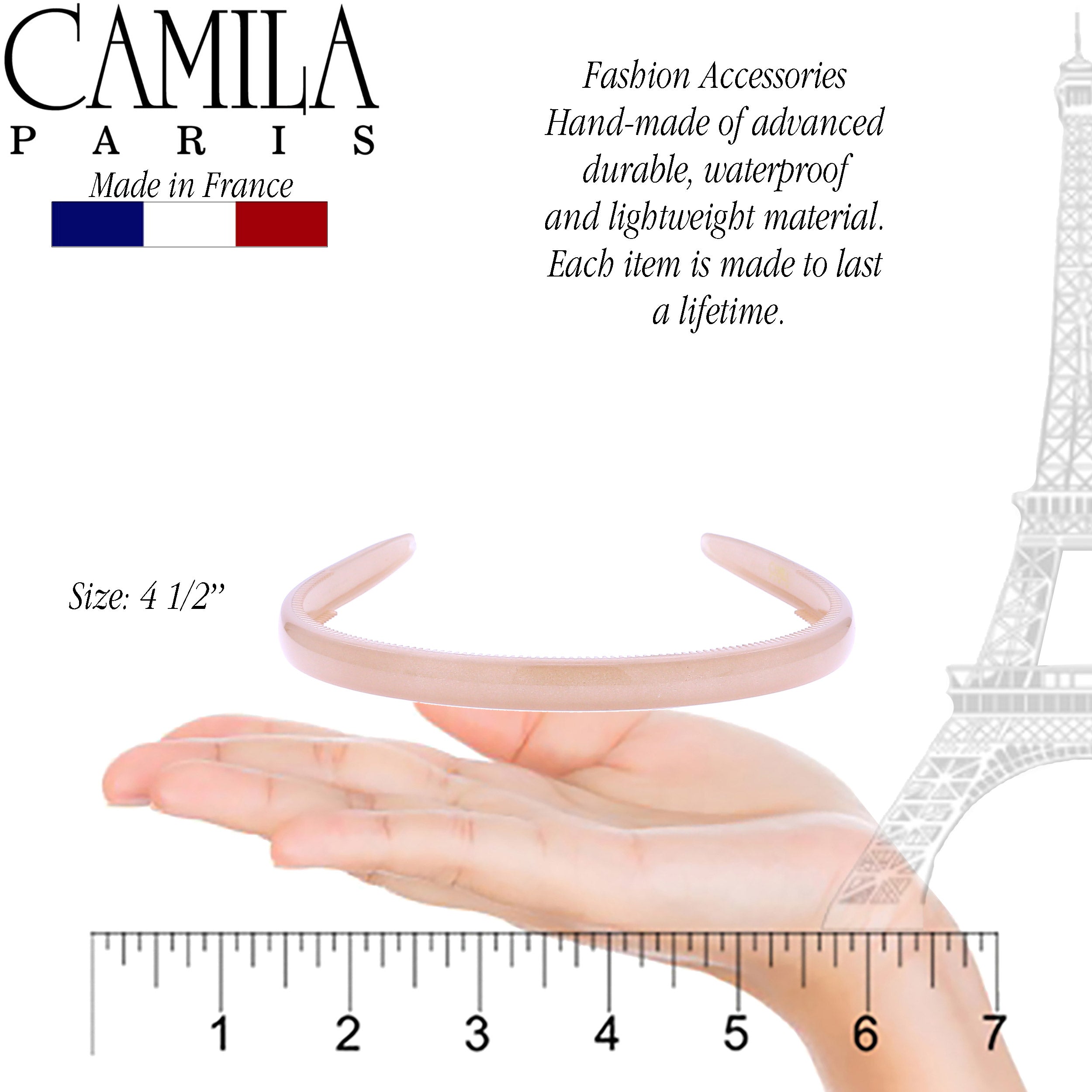 Camila Paris Headbands Classic Comfort Flexible - 0.35" Wide