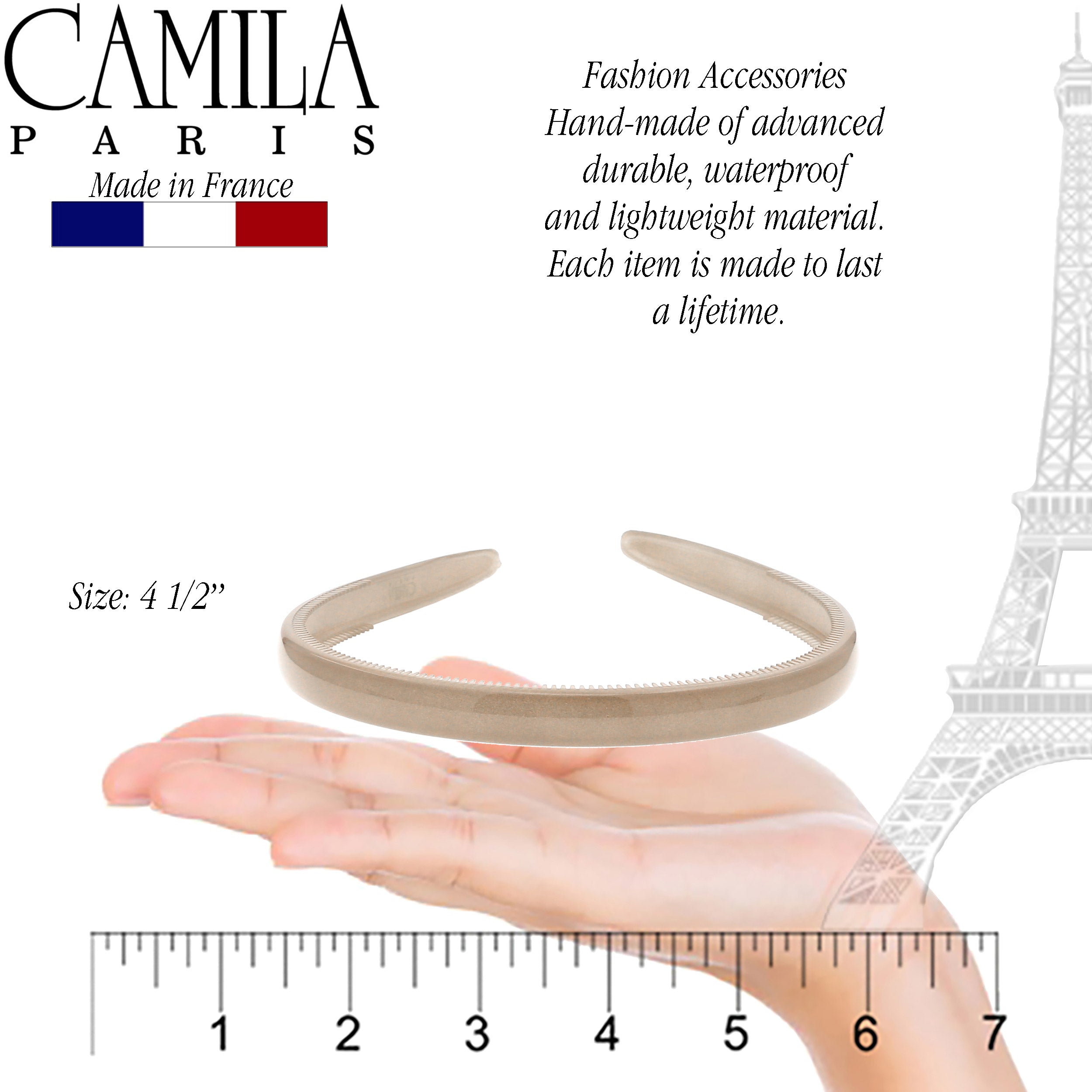 Camila Paris Headbands Classic Comfort Flexible - 0.35" Wide