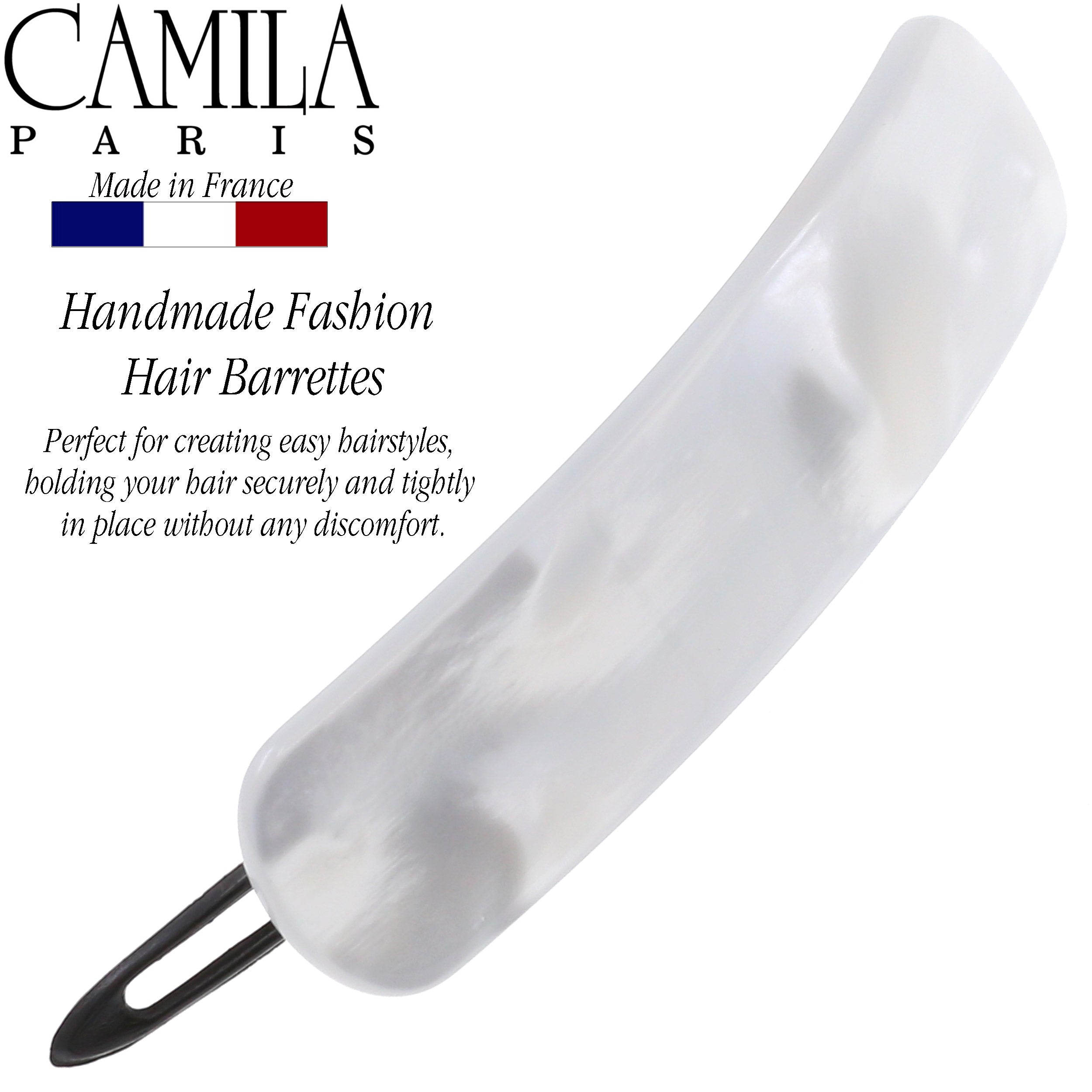 Camila Paris Hair Barrettes Handmade Classic Metal-Free